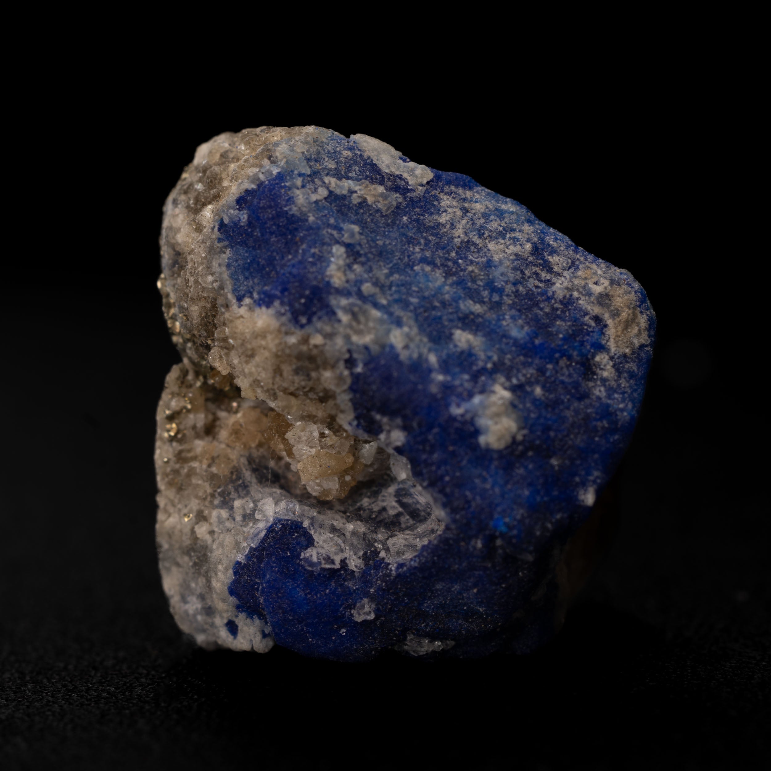 Royal Blue Lapis Lazuli with Lazurite, Pyrite & Calcite, 6.36g