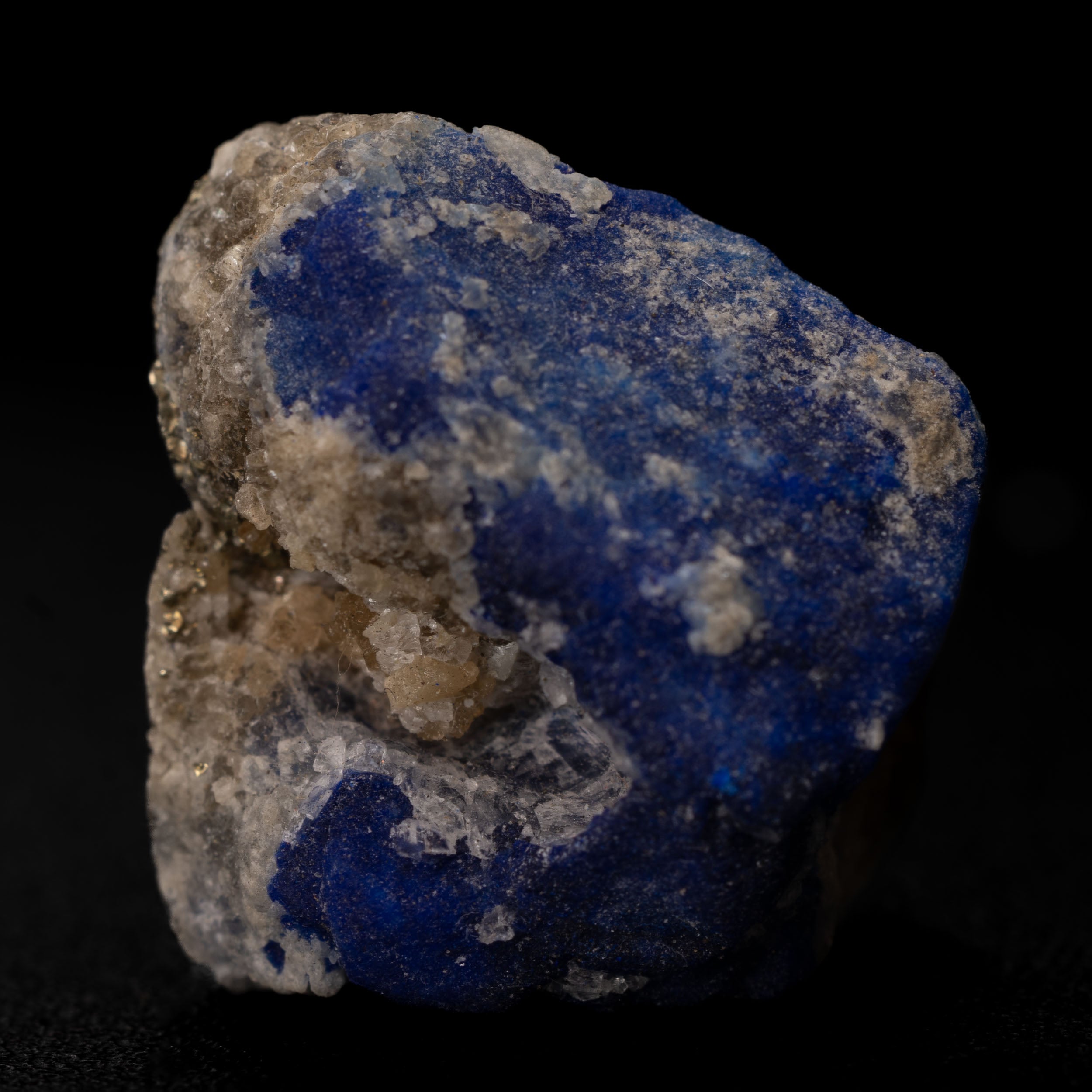 Royal Blue Lapis Lazuli with Lazurite, Pyrite & Calcite, 6.36g