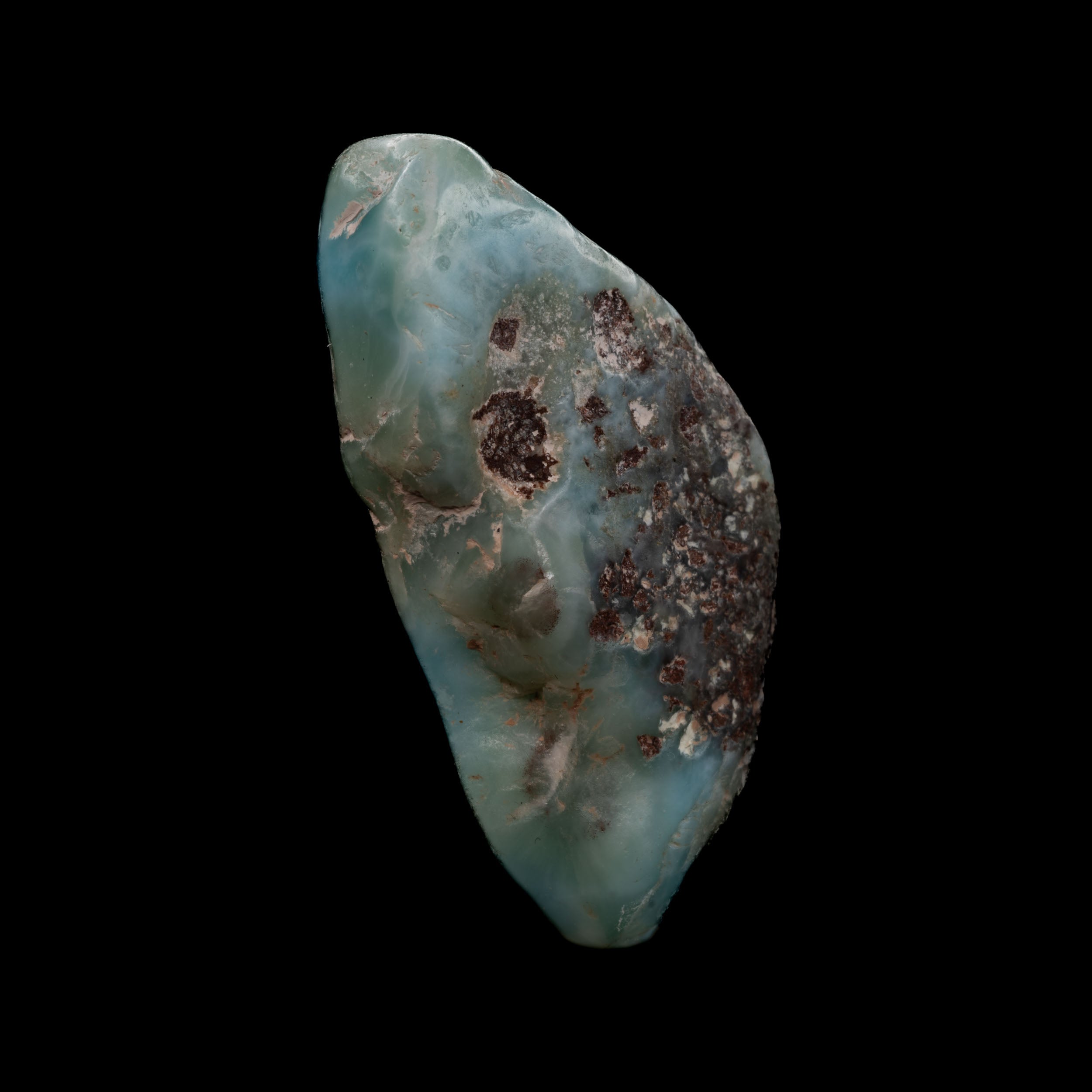 Larimar Slab - Polished 12.4g - 39.9 x 18.7 x 8.7 mm