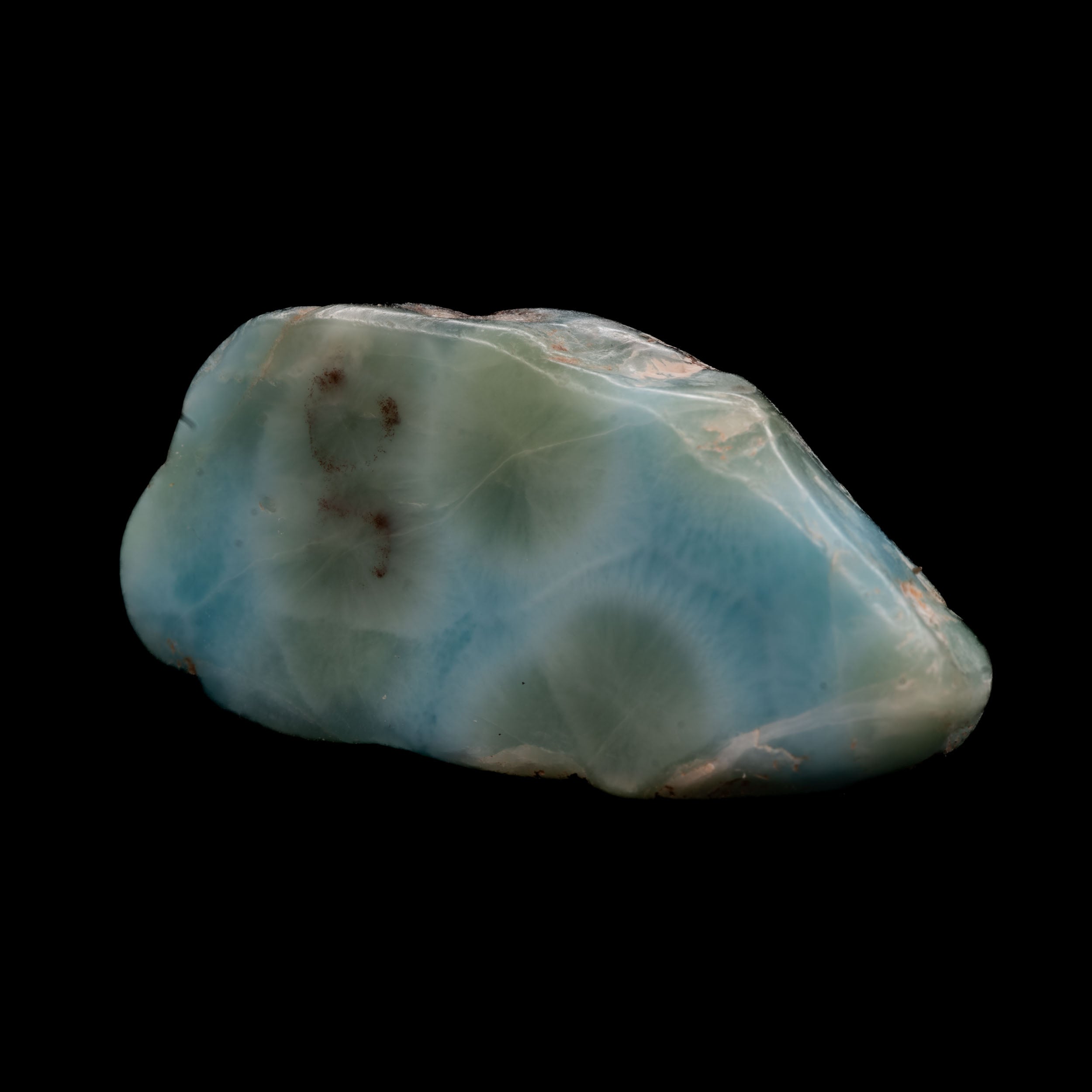 Larimar Slab - Polished 12.4g - 39.9 x 18.7 x 8.7 mm