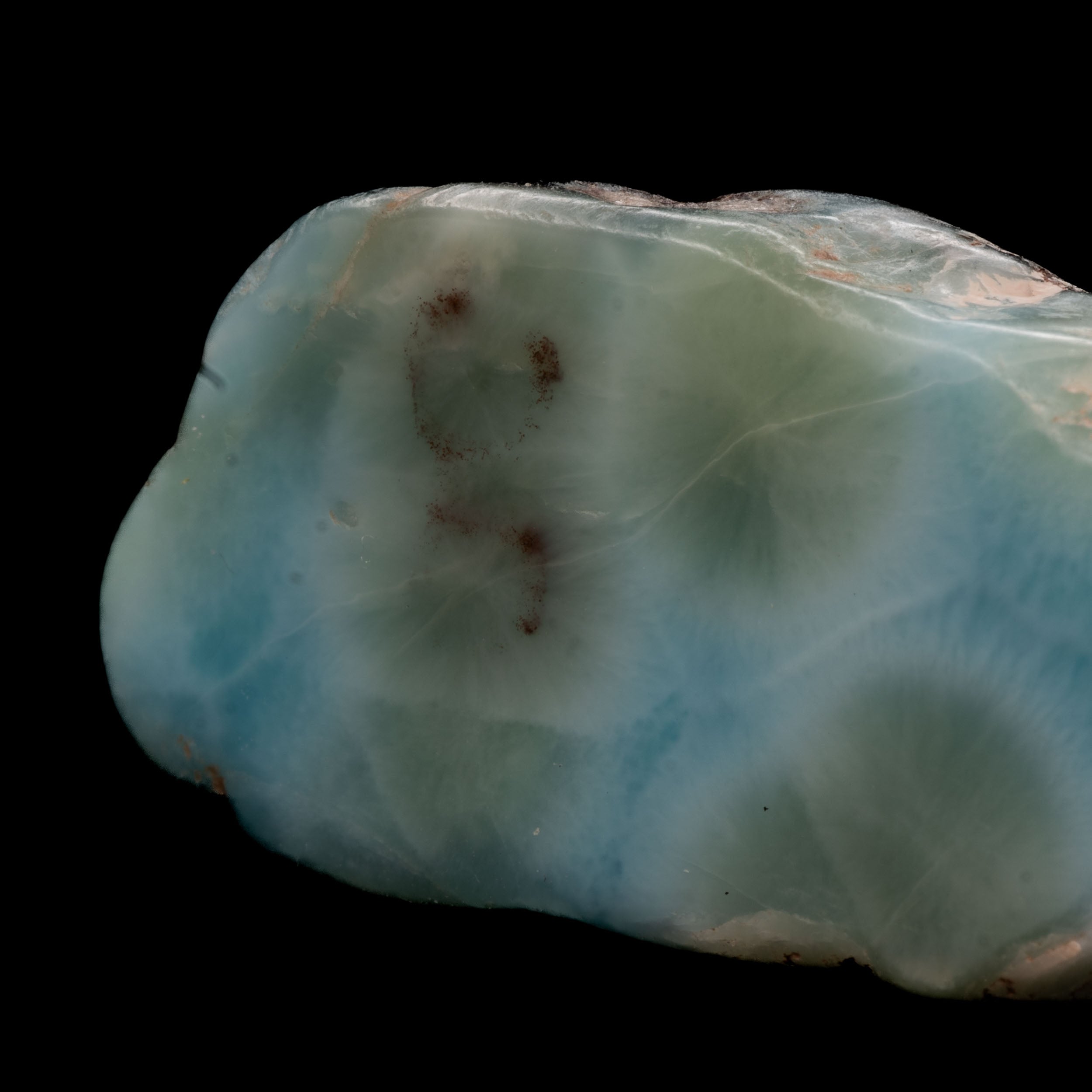 Larimar Slab - Polished 12.4g - 39.9 x 18.7 x 8.7 mm