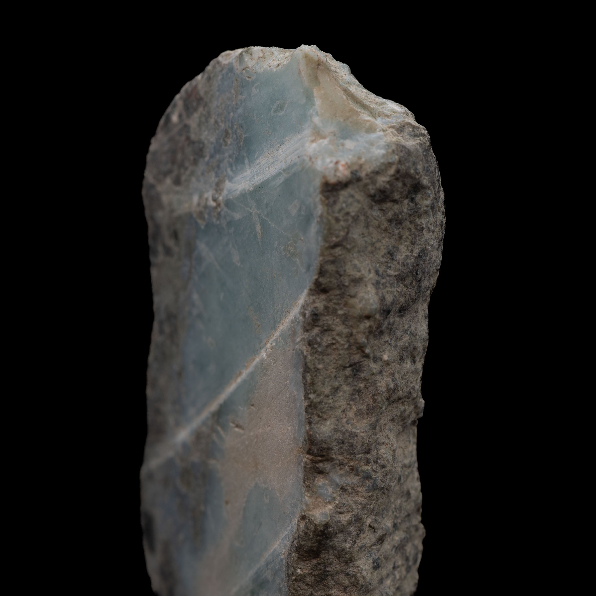Unpolished Raw Larimar Slab 38.28G