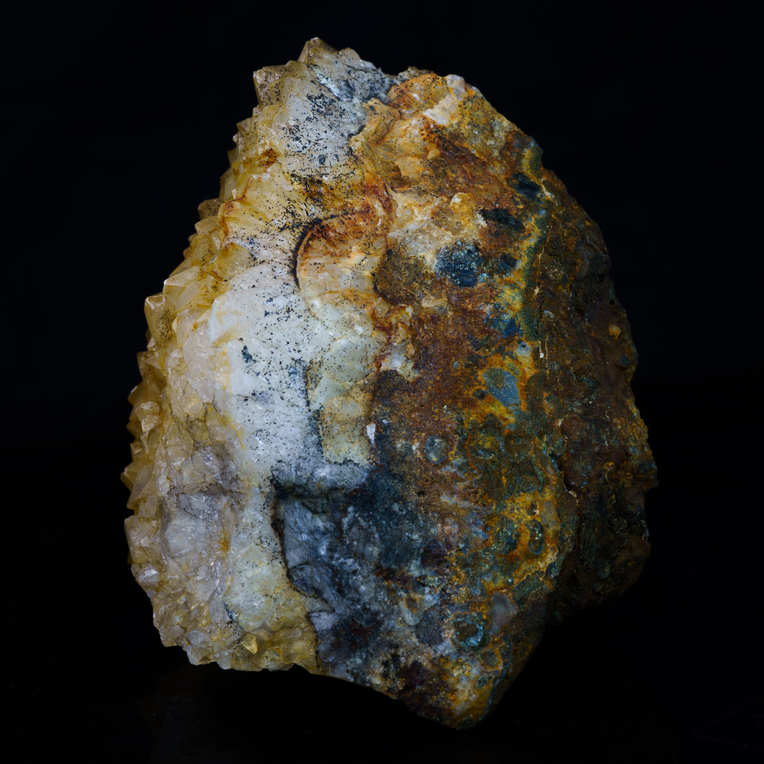 Quartz Specimen with Iron Oxide Staining, 289g, California