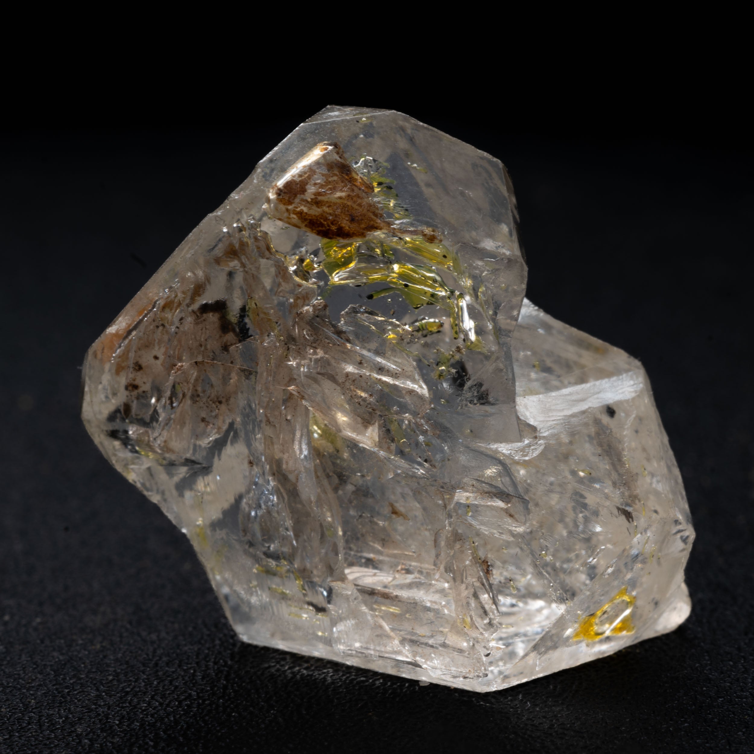 Rare Petroleum Quartz with Golden Enhydro Inclusions - 29ct