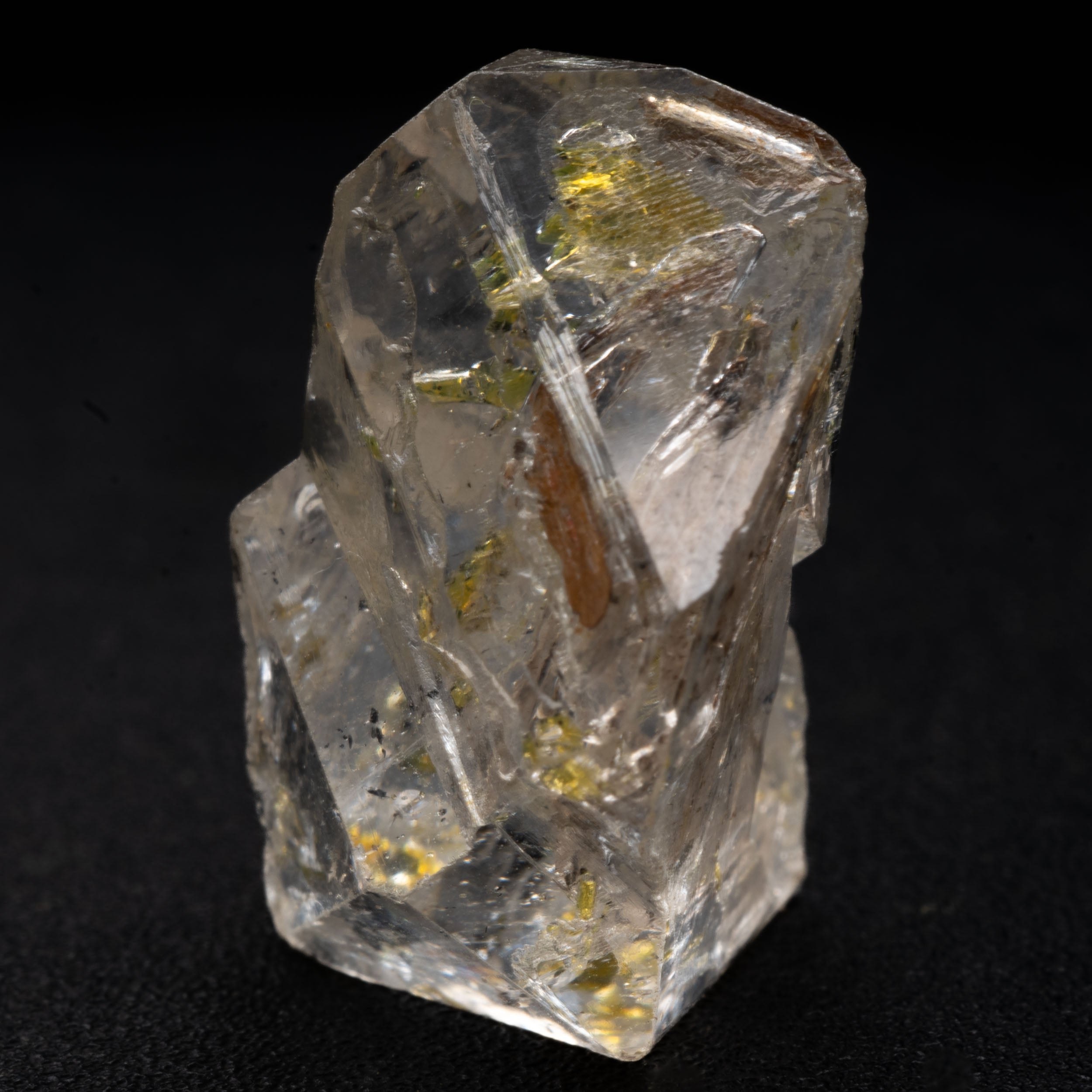 Rare Petroleum Quartz with Golden Enhydro Inclusions - 29ct