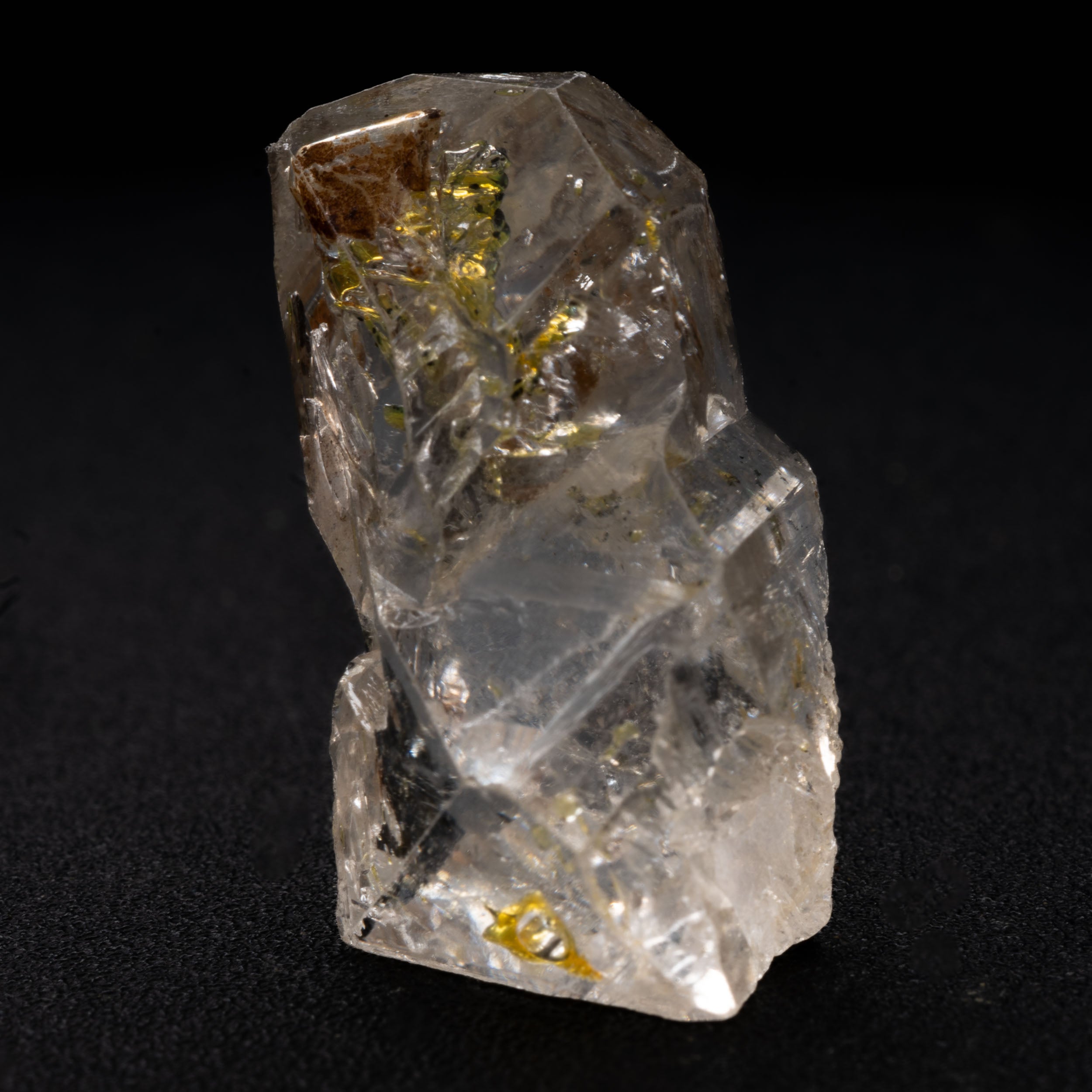 Rare Petroleum Quartz with Golden Enhydro Inclusions - 29ct