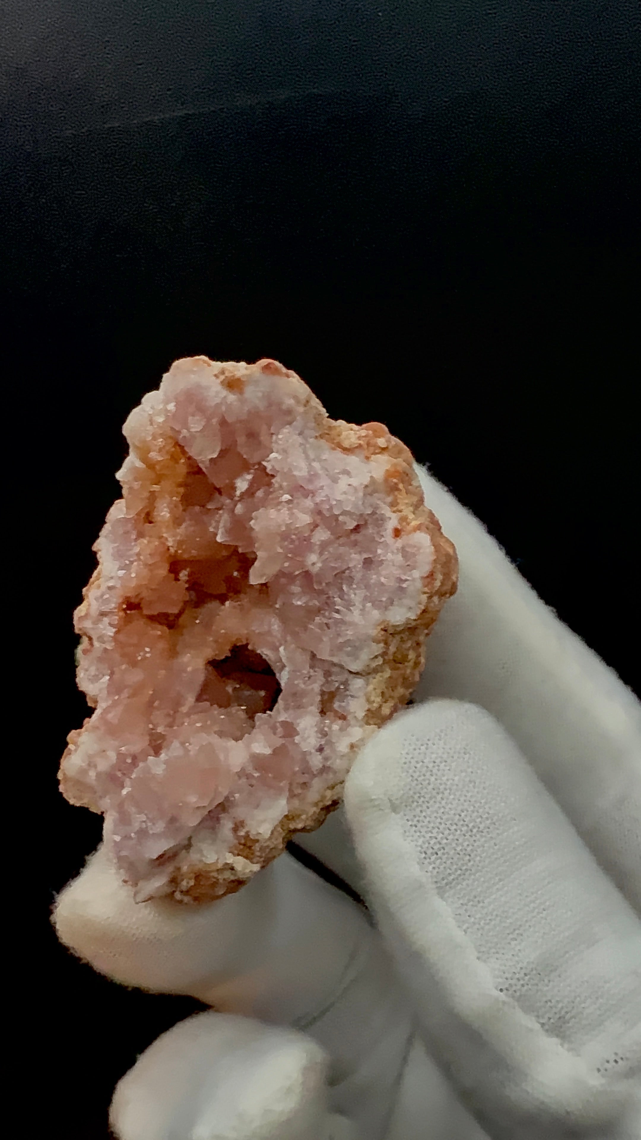 Pink Amethyst Geode Cluster 40 g