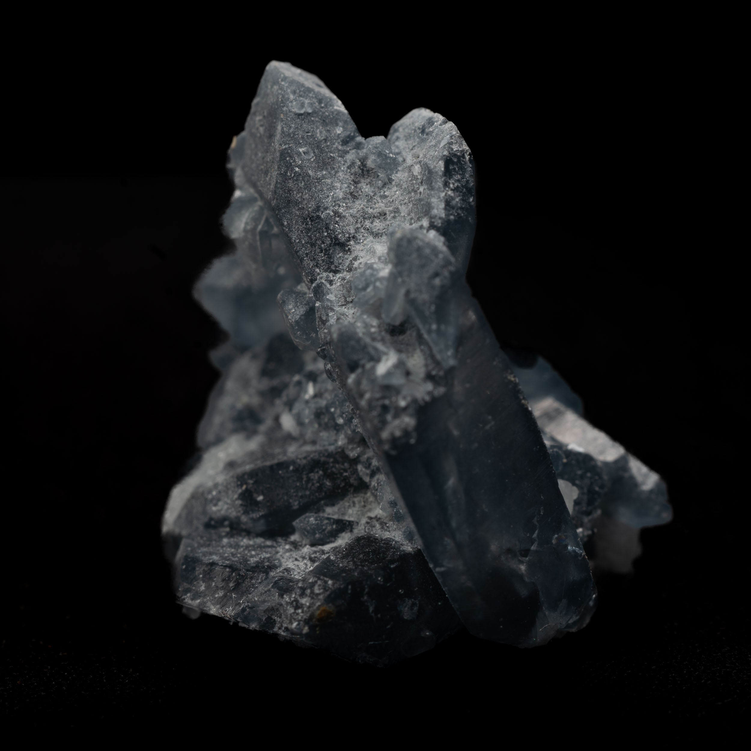 Smoky Blue Quartz with Magnesio-Riebeckite Needles - 7.4g