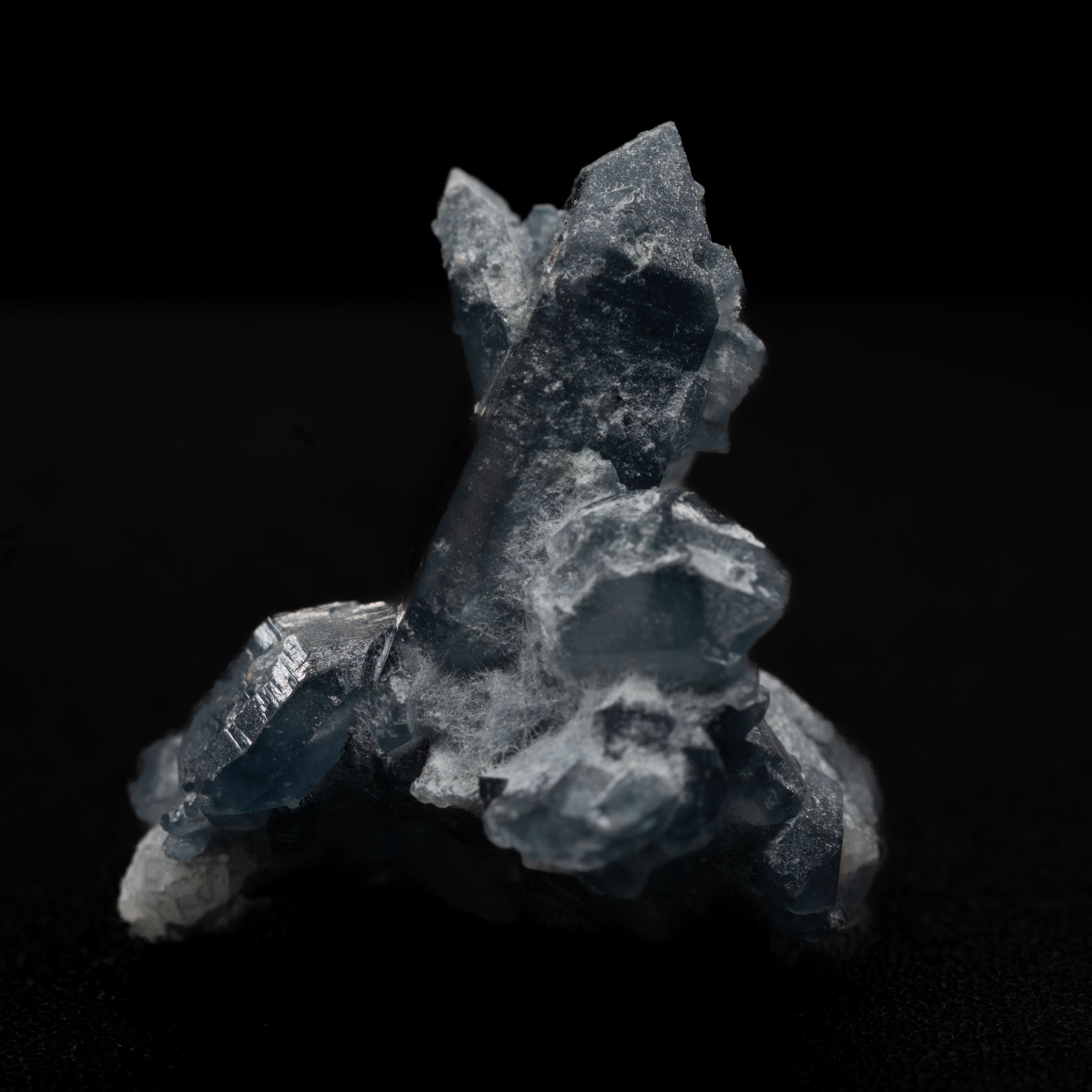 Smoky Blue Quartz with Magnesio-Riebeckite Needles - 7.4g