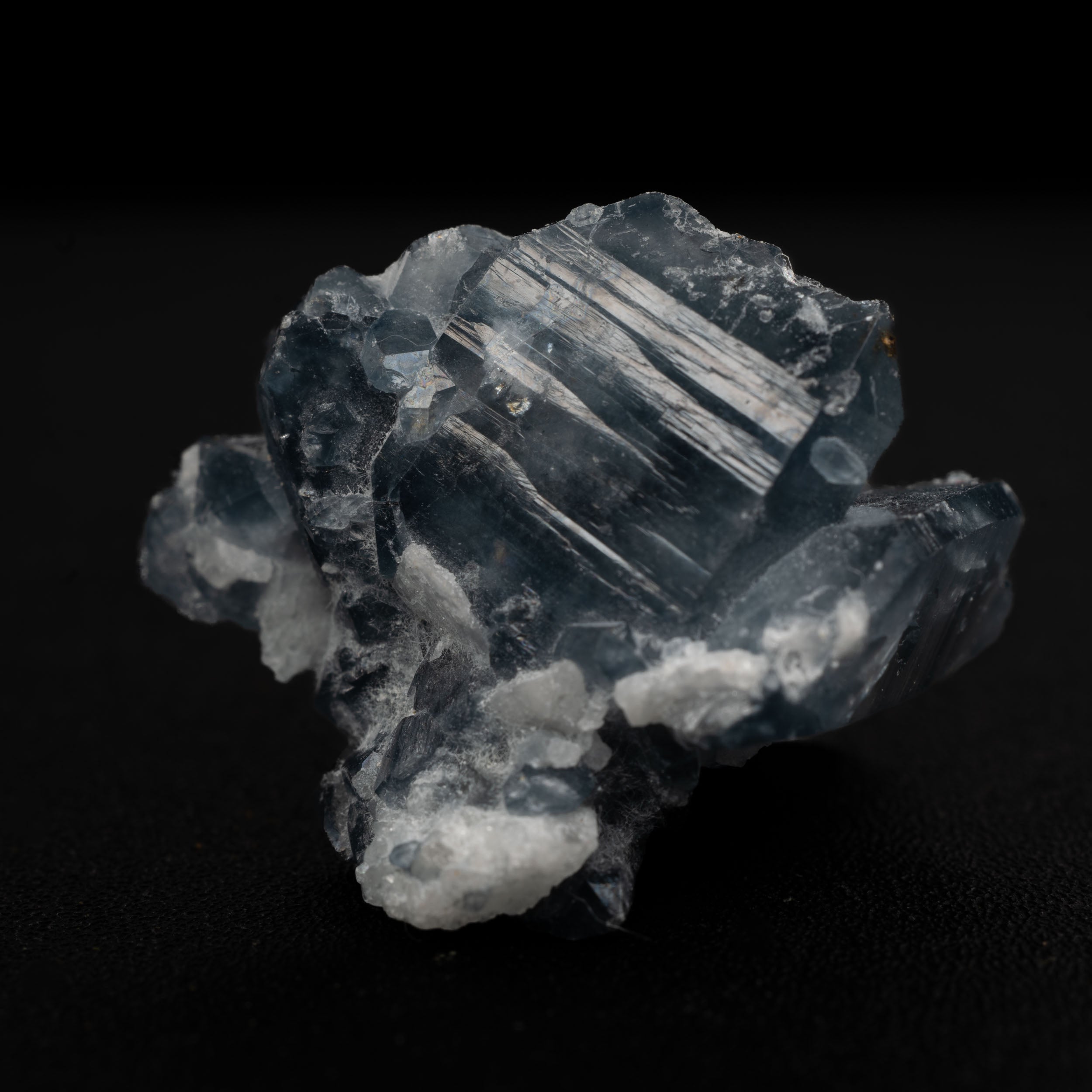 Smoky Blue Quartz with Magnesio-Riebeckite Needles - 7.4g