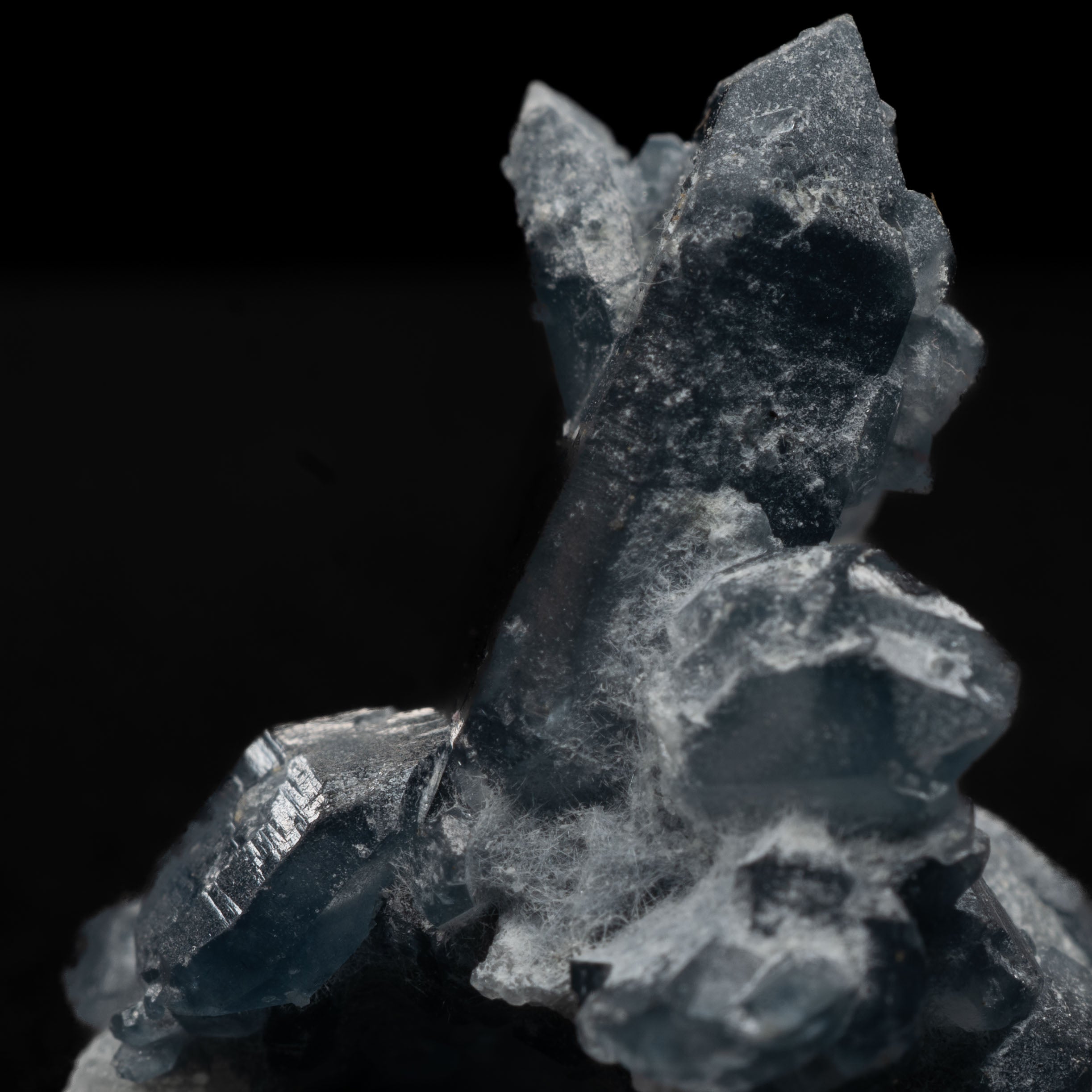 Smoky Blue Quartz with Magnesio-Riebeckite Needles - 7.4g