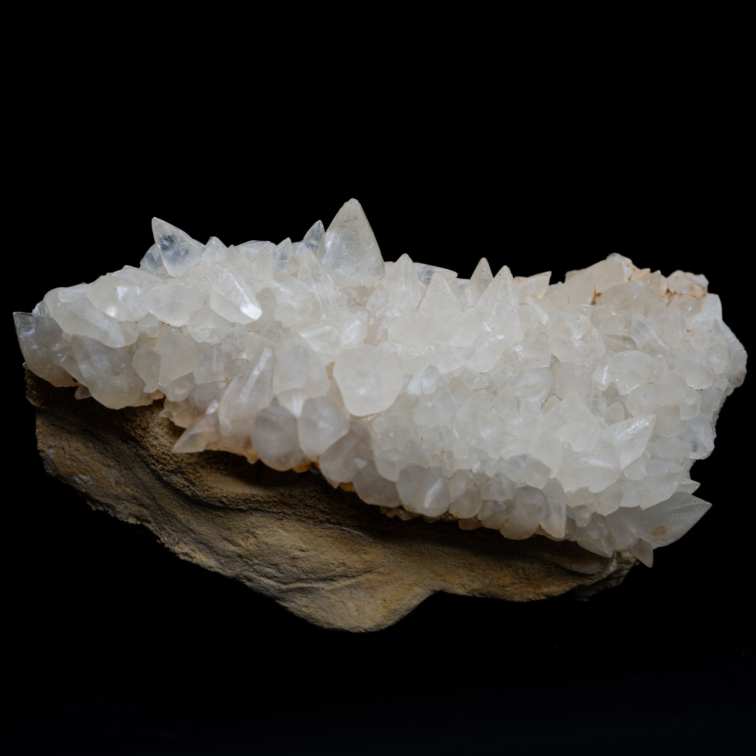 Dog-tooth Calcite Ridge Cluster,  Central Kentucky, USA