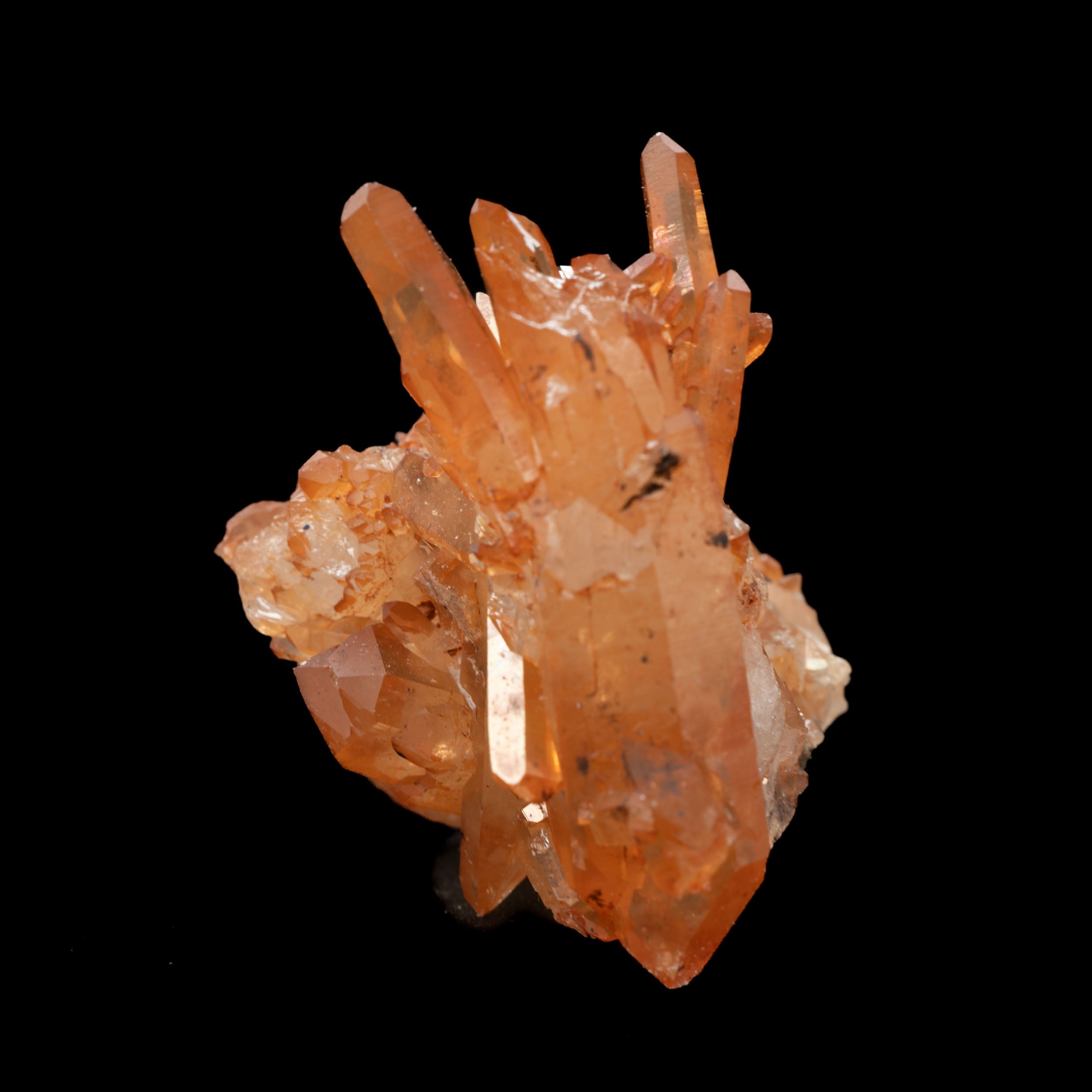 Tangerine Quartz Cluster – 45.2g, Brazil