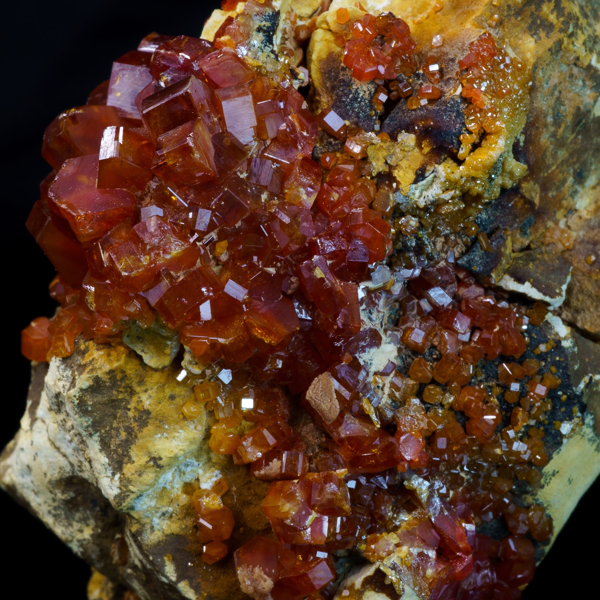 Bright Orange Red Vanadinite 91g