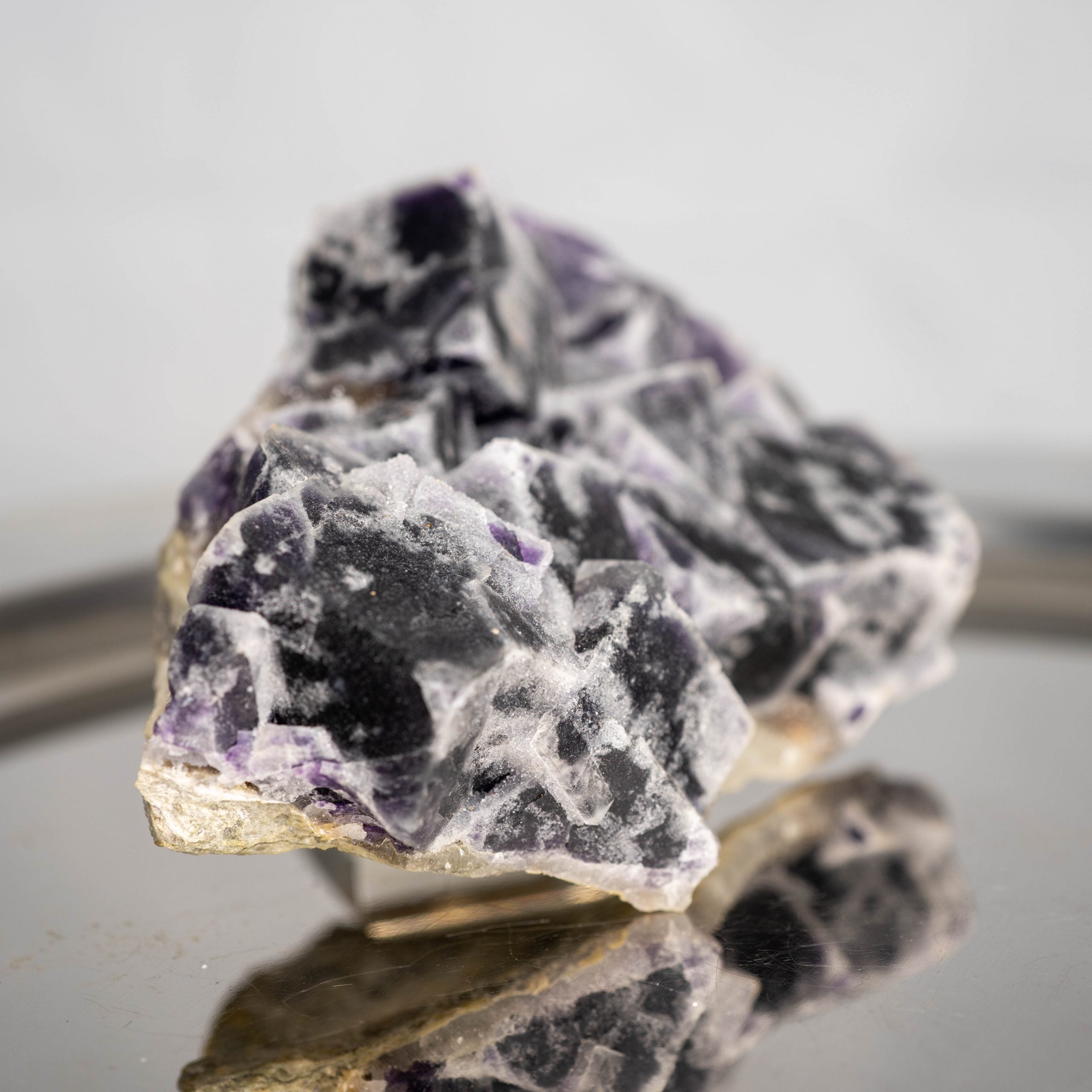 Fluorite Druzy Purple Cubic (330g)