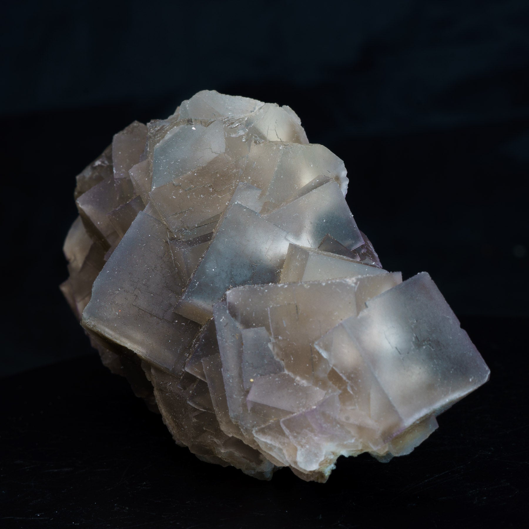 Grey Phantom Cubic Fluorite 135g