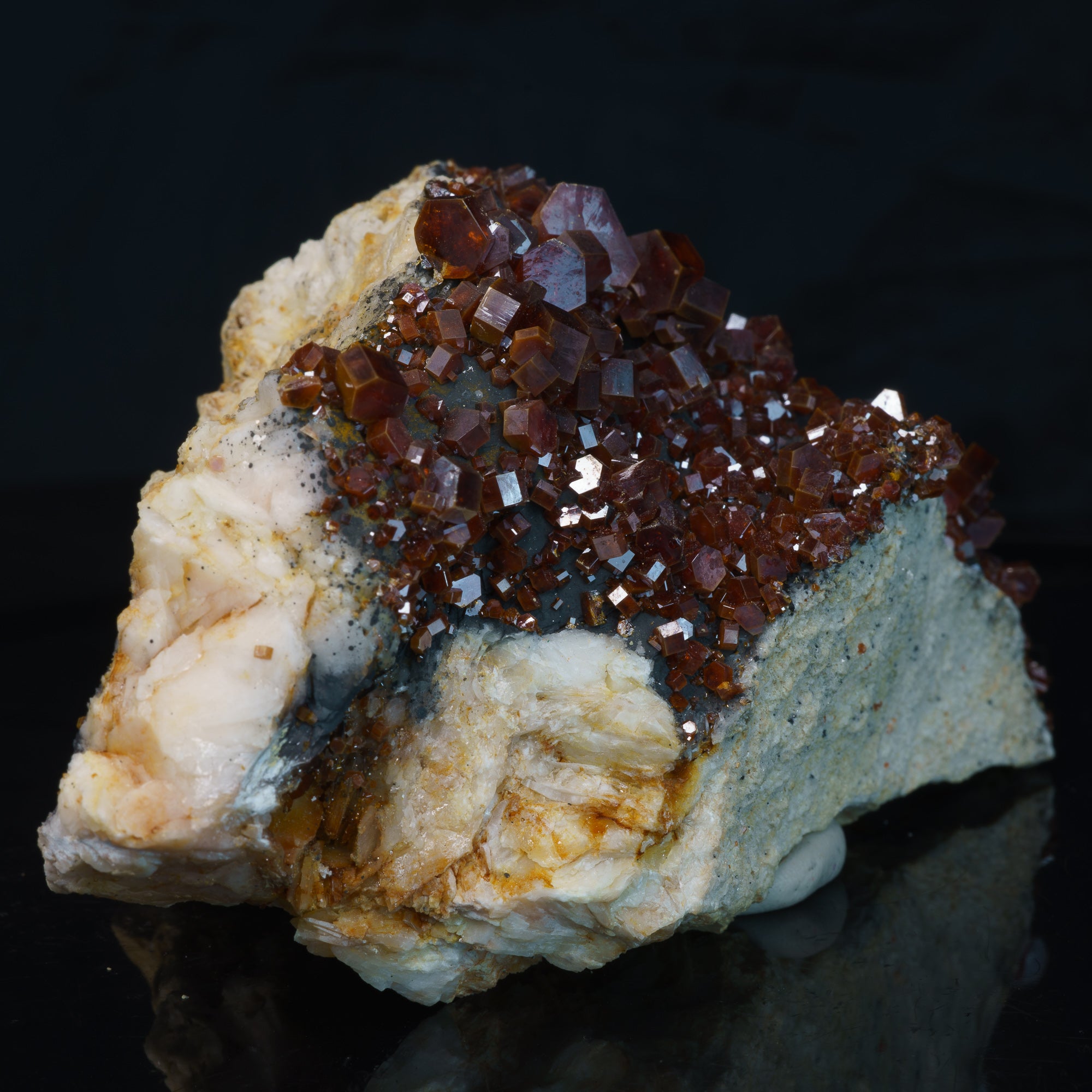 Large Dark Red Vanadinite Cluster 648g