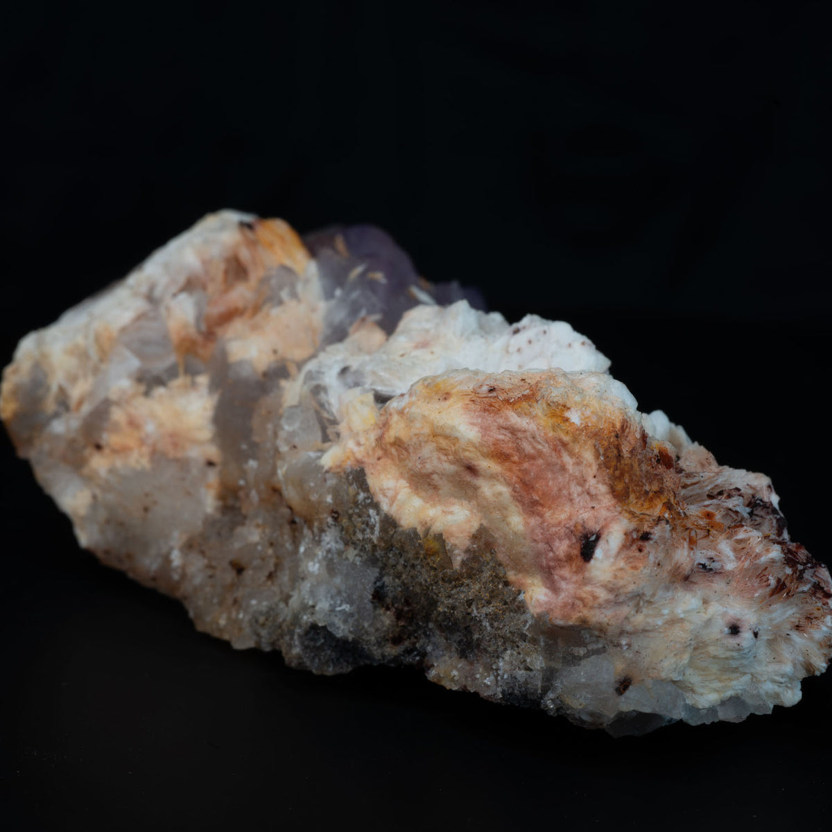 Lavender Fluorite with Baryte 116g