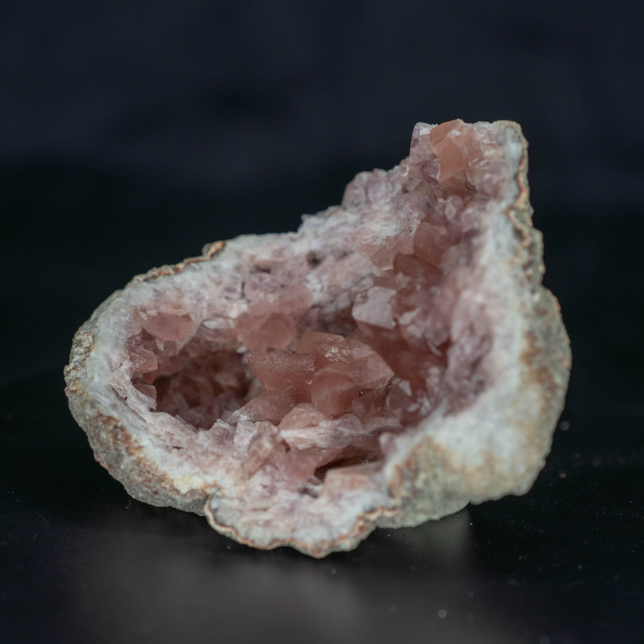 Geoda de amatista rosa 80g