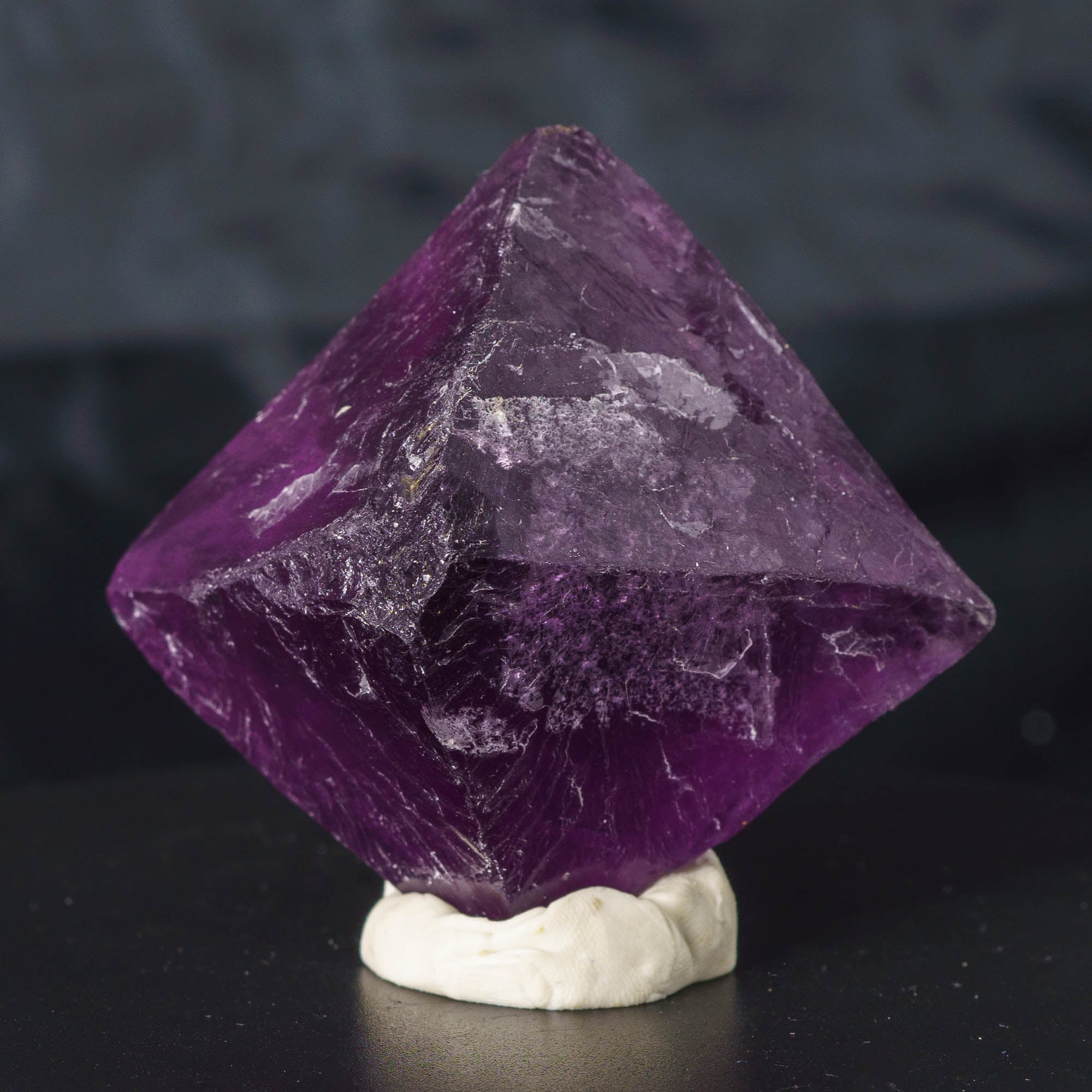 Purple Fluorite Octahedron 180g