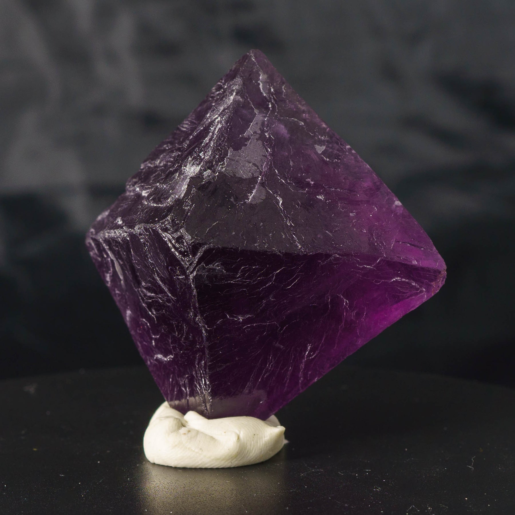 Purple Fluorite Octahedron 180g