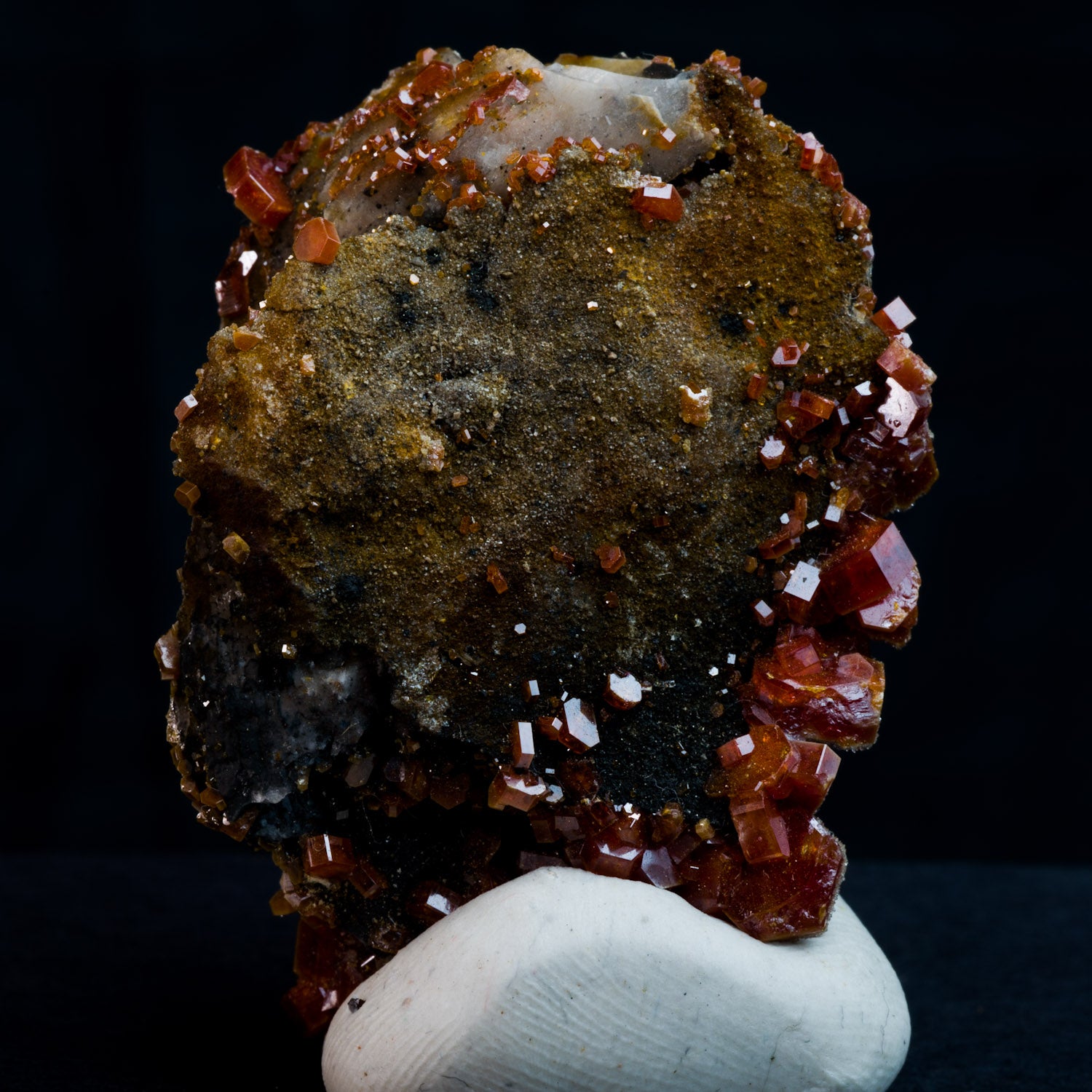 Vanadinite Cluster with Barite 53g