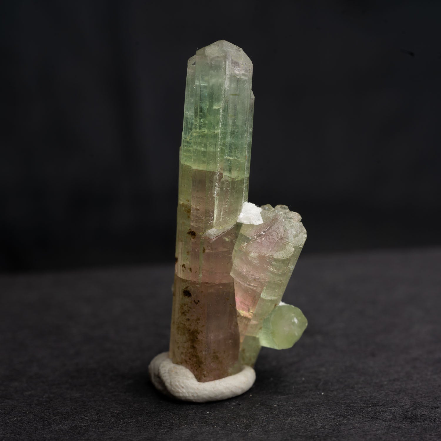 Watermelon Tourmaline Cluster 34ct