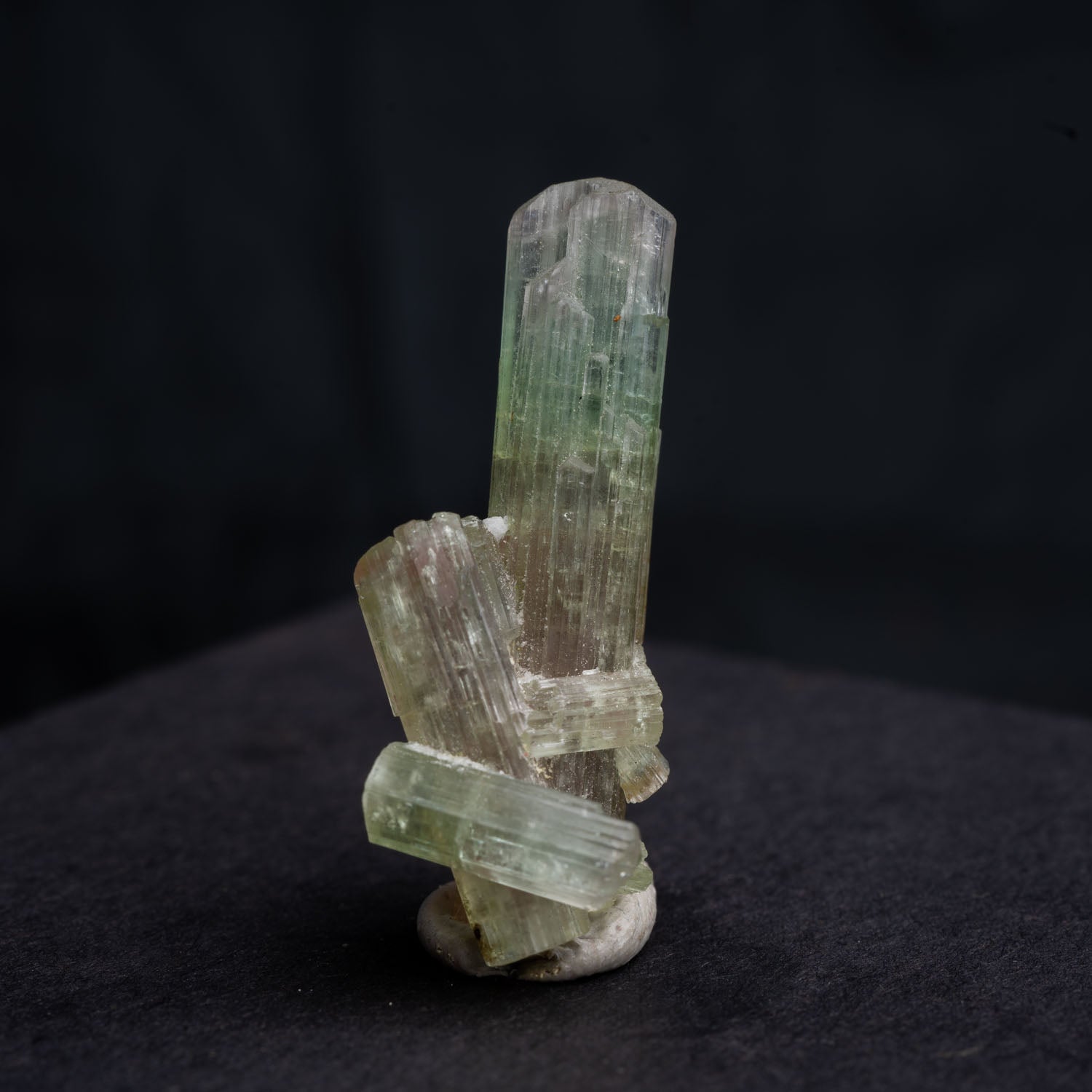 Watermelon Tourmaline Cluster 34ct