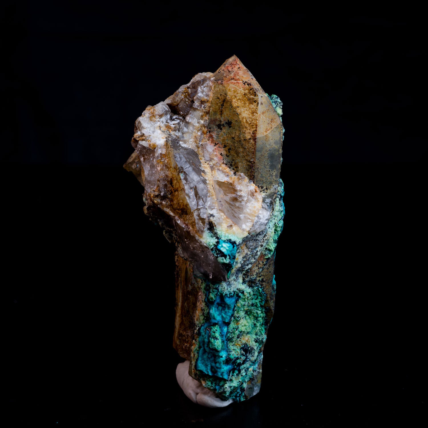 Chrysocolla, Malachite, Tentadora Quartz 92g