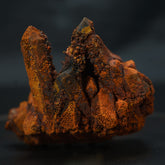 Smoky Quartz with Black Hematite & Orange Iron Oxide 111g