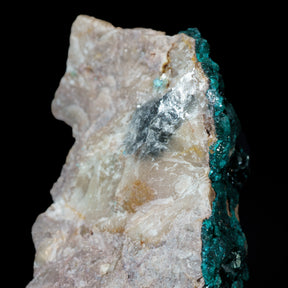 Dioptase on Dolomite Matrix - Mineral Specimen