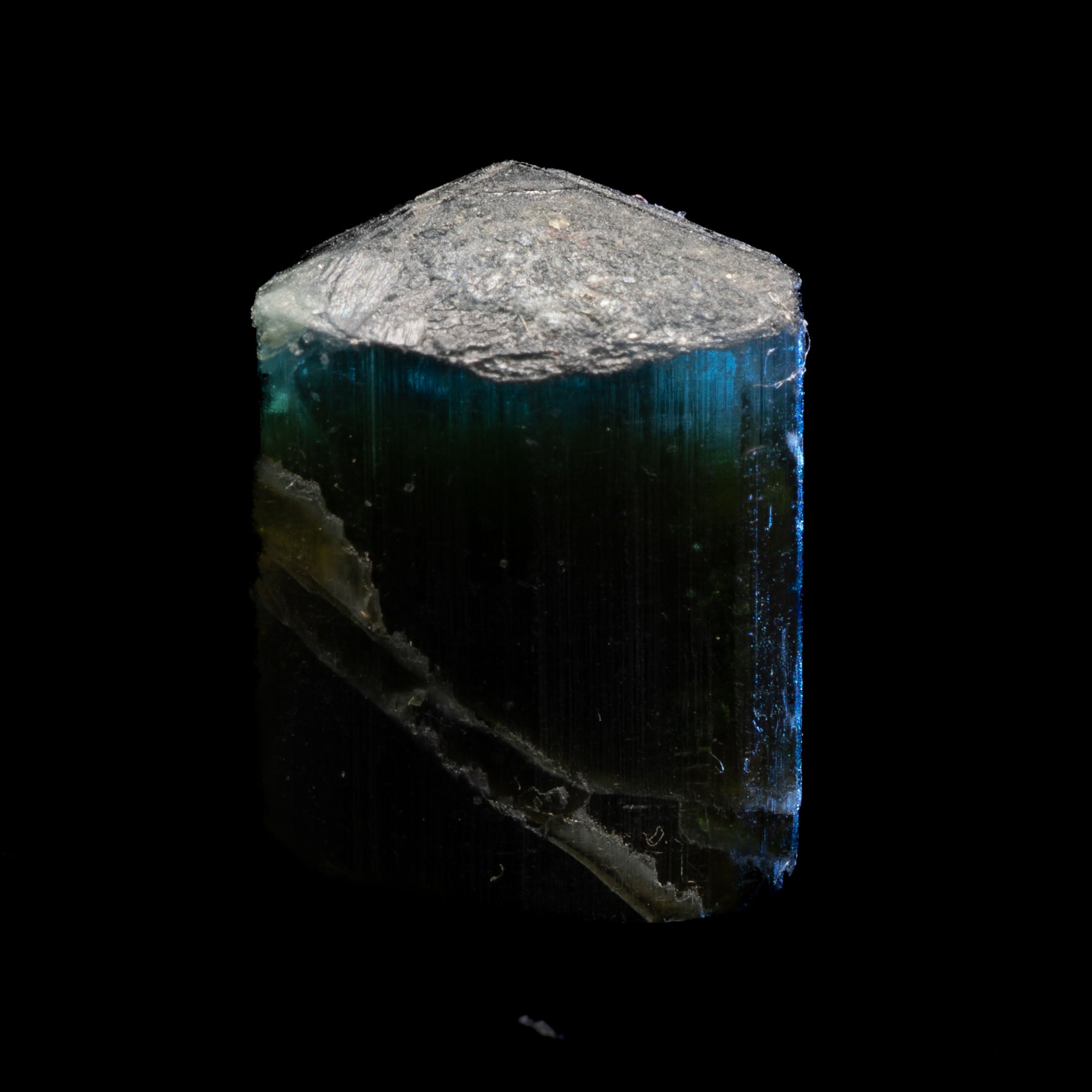 Aqua Blue Cap Tricolor Tourmaline 16.8ct