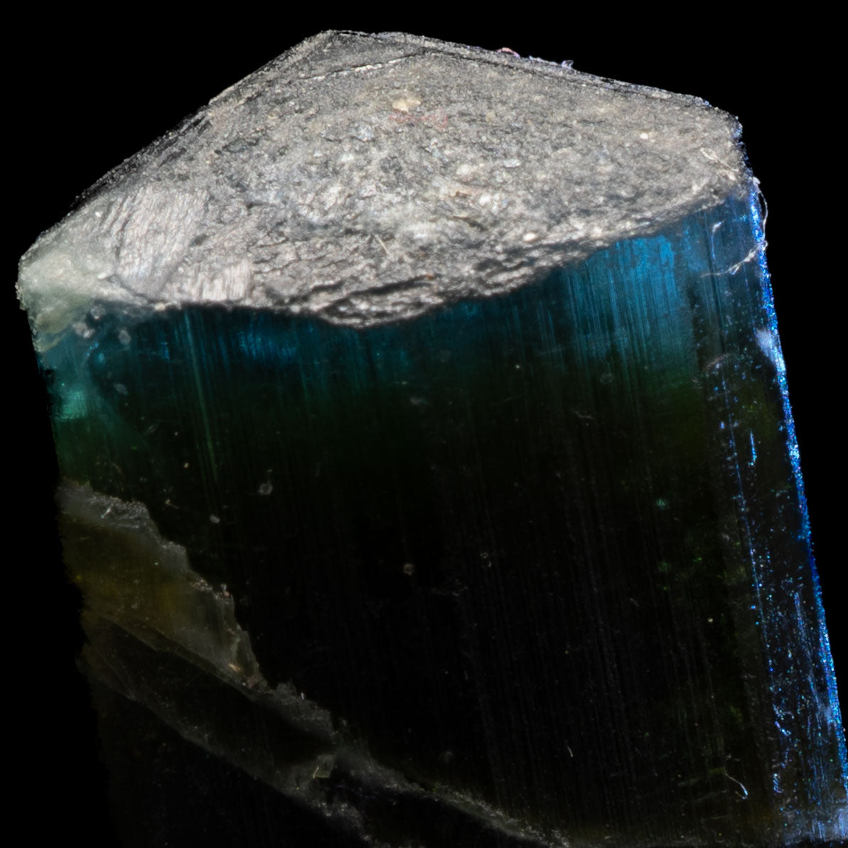 Aqua Blue Cap Tricolor Tourmaline 16.8ct