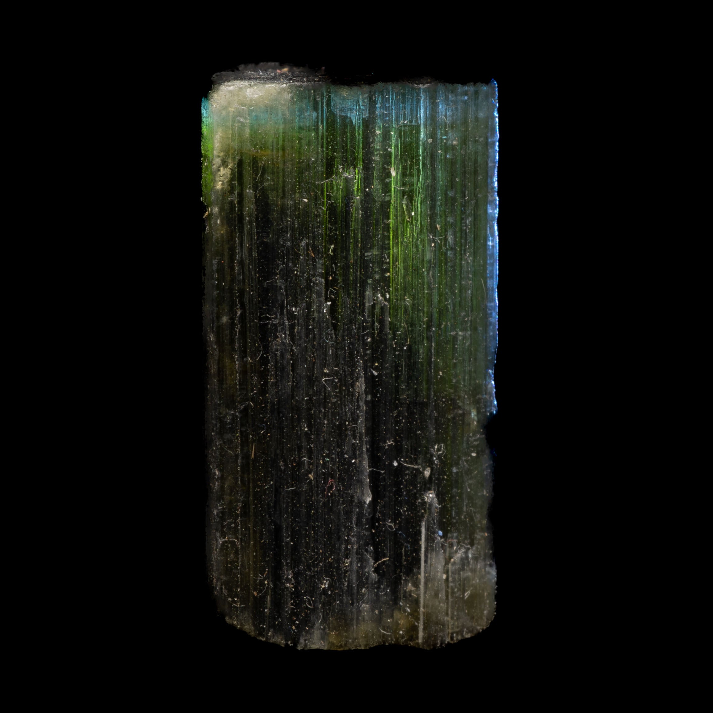 Aqua Blue Tricolor Tourmaline 22.2ct