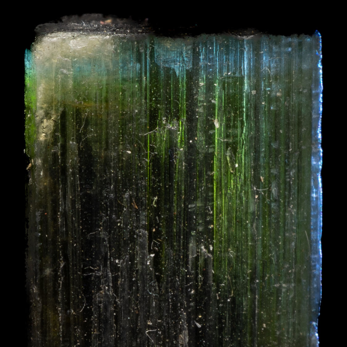 Aqua Blue Tricolor Tourmaline 22.2ct