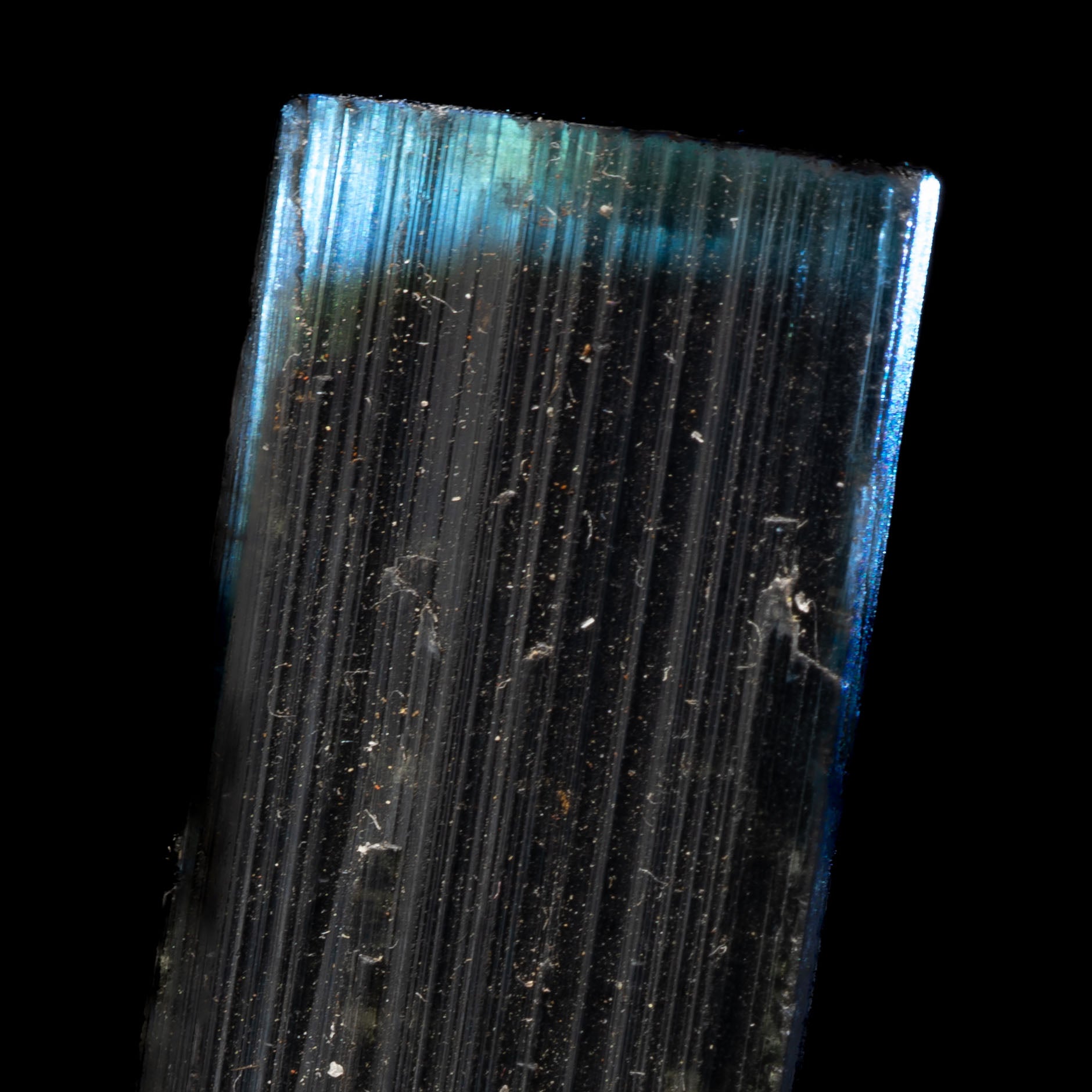 Blue & Green Cap Tricolor Tourmaline 70ct