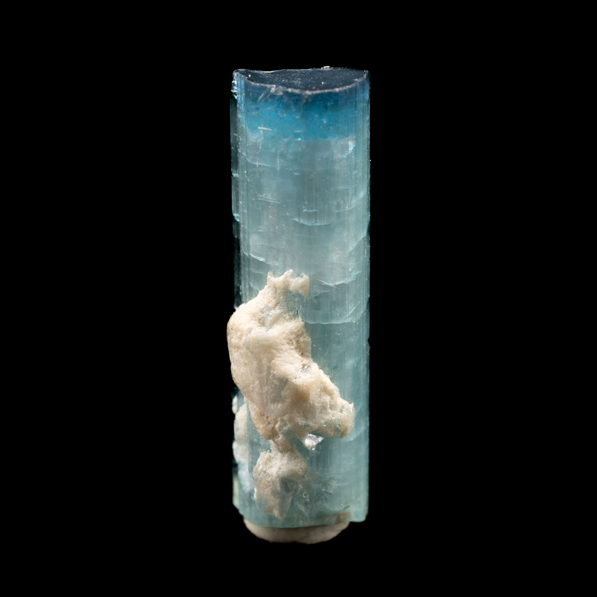 Blue Indicolite Tourmaline with Feldspar 1.54g