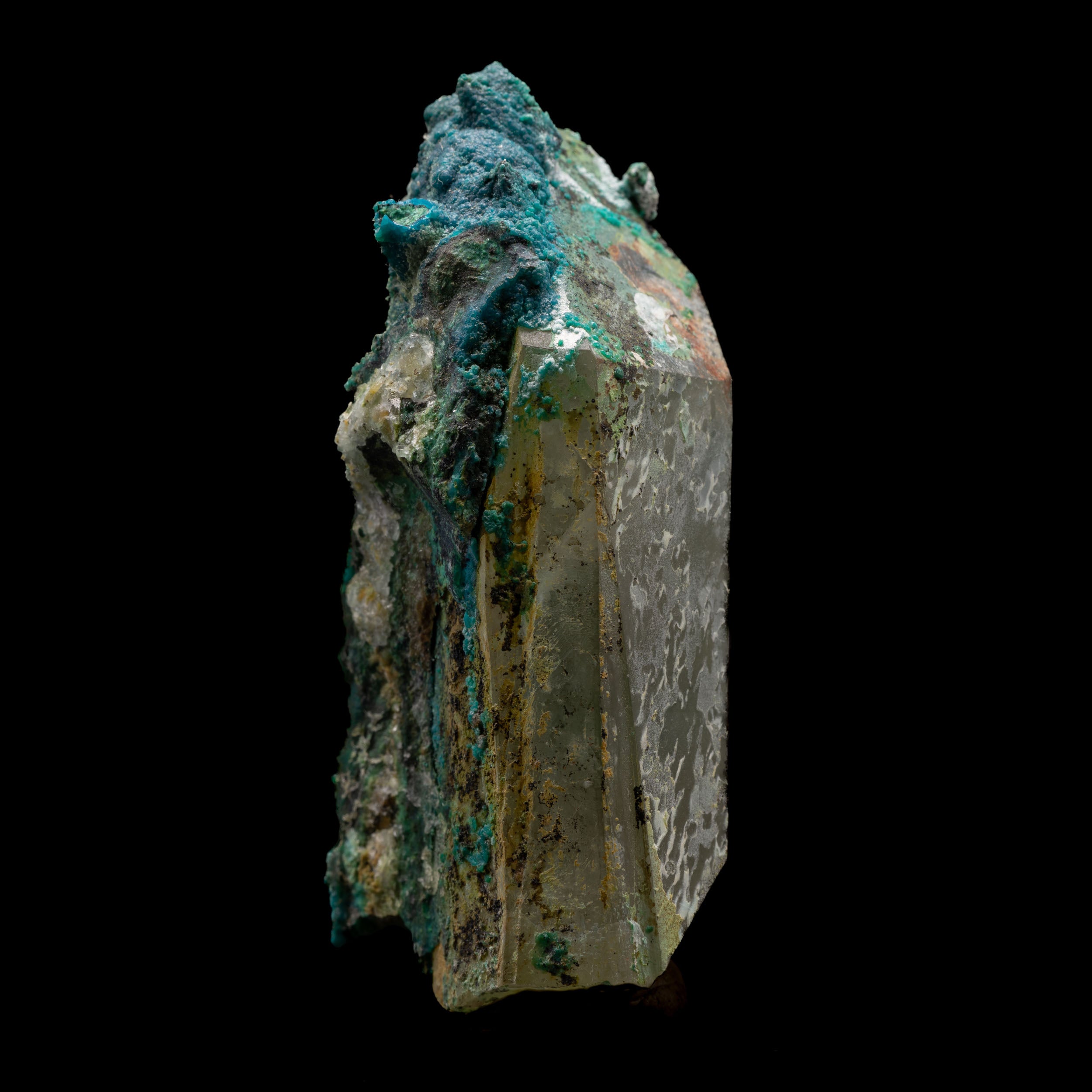 Chrysocolla, Malachite Tentadora Quartz 75g