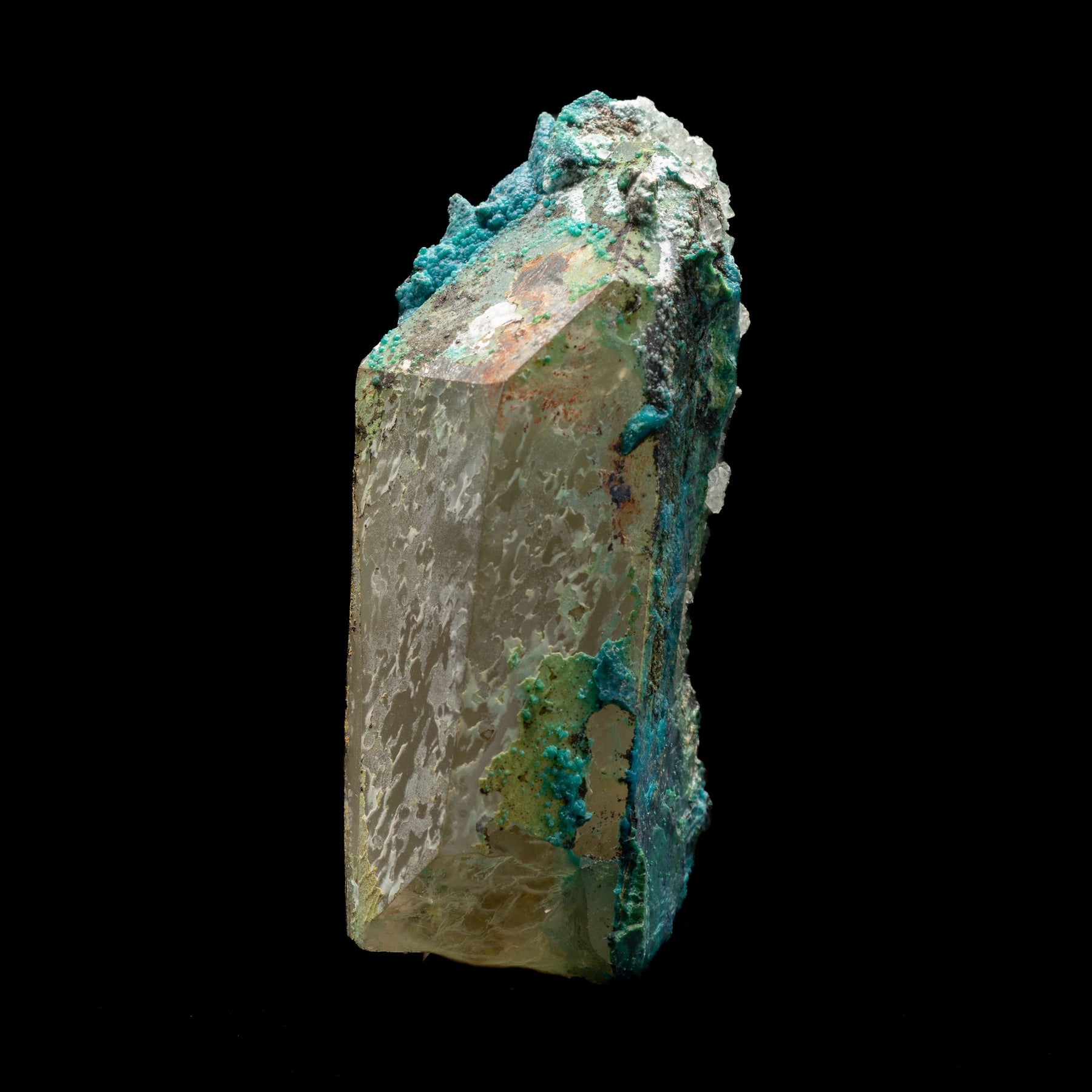 Chrysocolla, Malachite Tentadora Quartz 75g