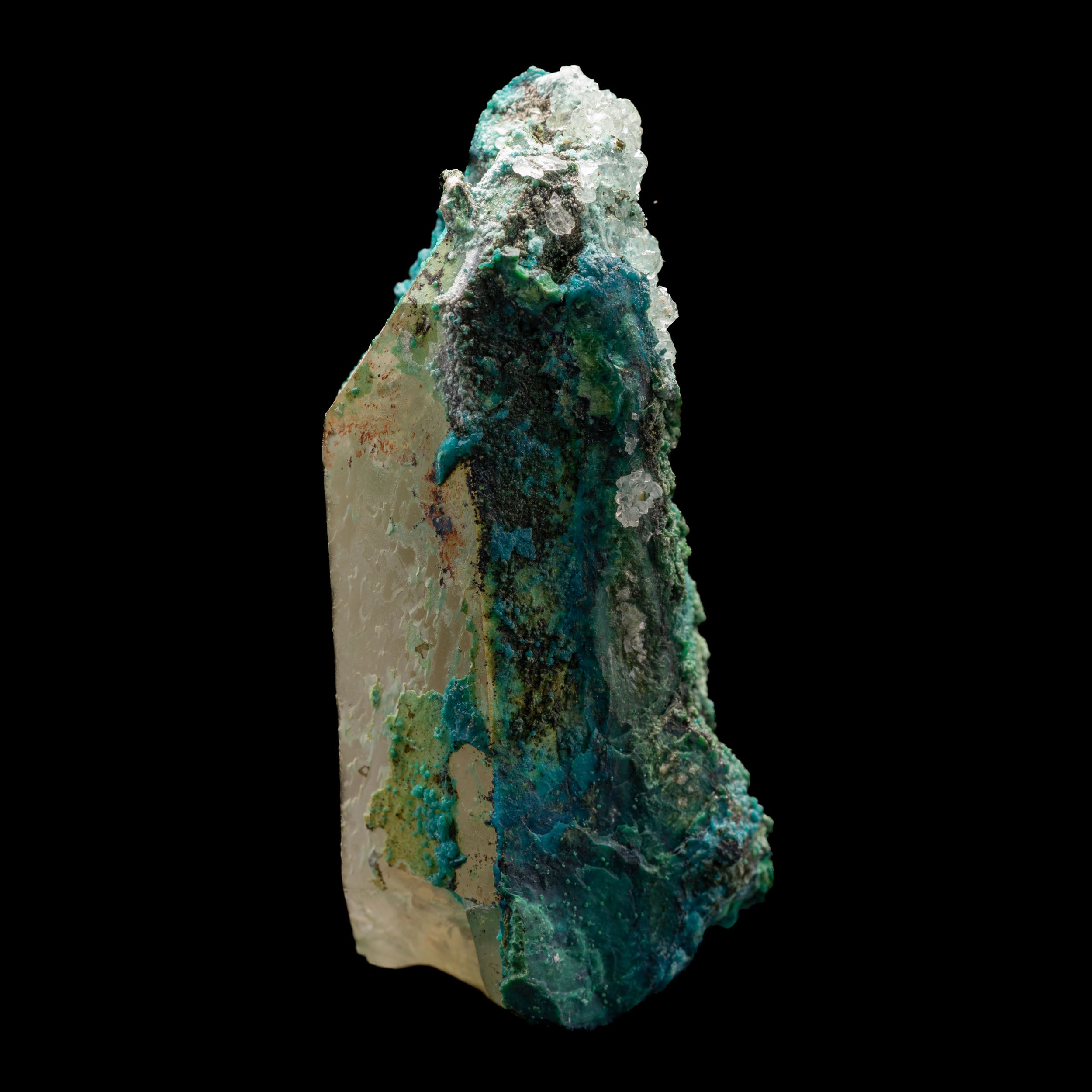 Chrysocolla, Malachite Tentadora Quartz 75g