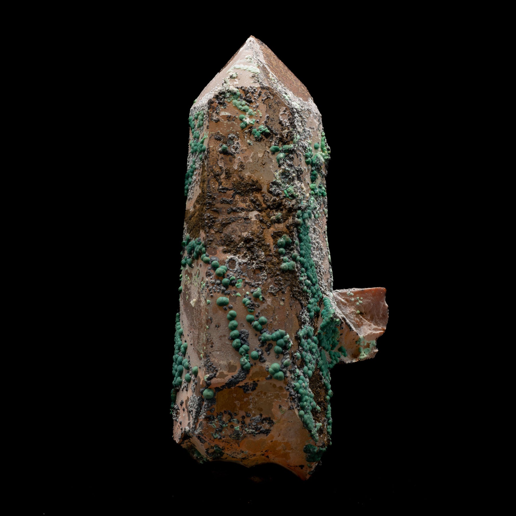 Chrysocolla, Malachite Tentadora Quartz 82g