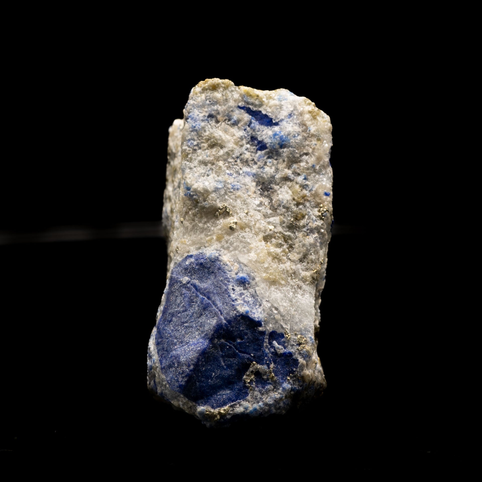 Royal Blue Lapis Lazuli with Pyrite & Calcite 28.7g