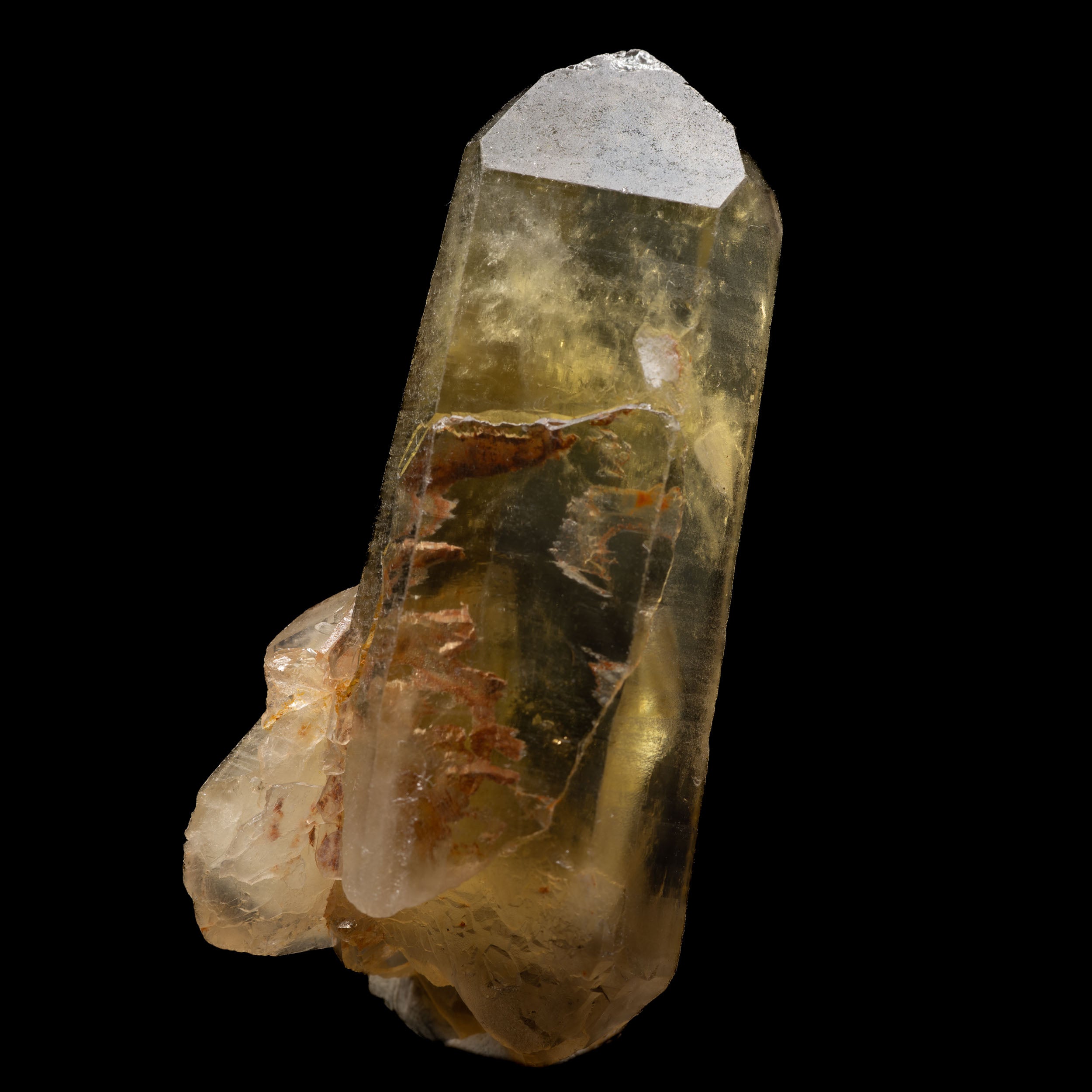 Natural Citrine Crystal Point 110g