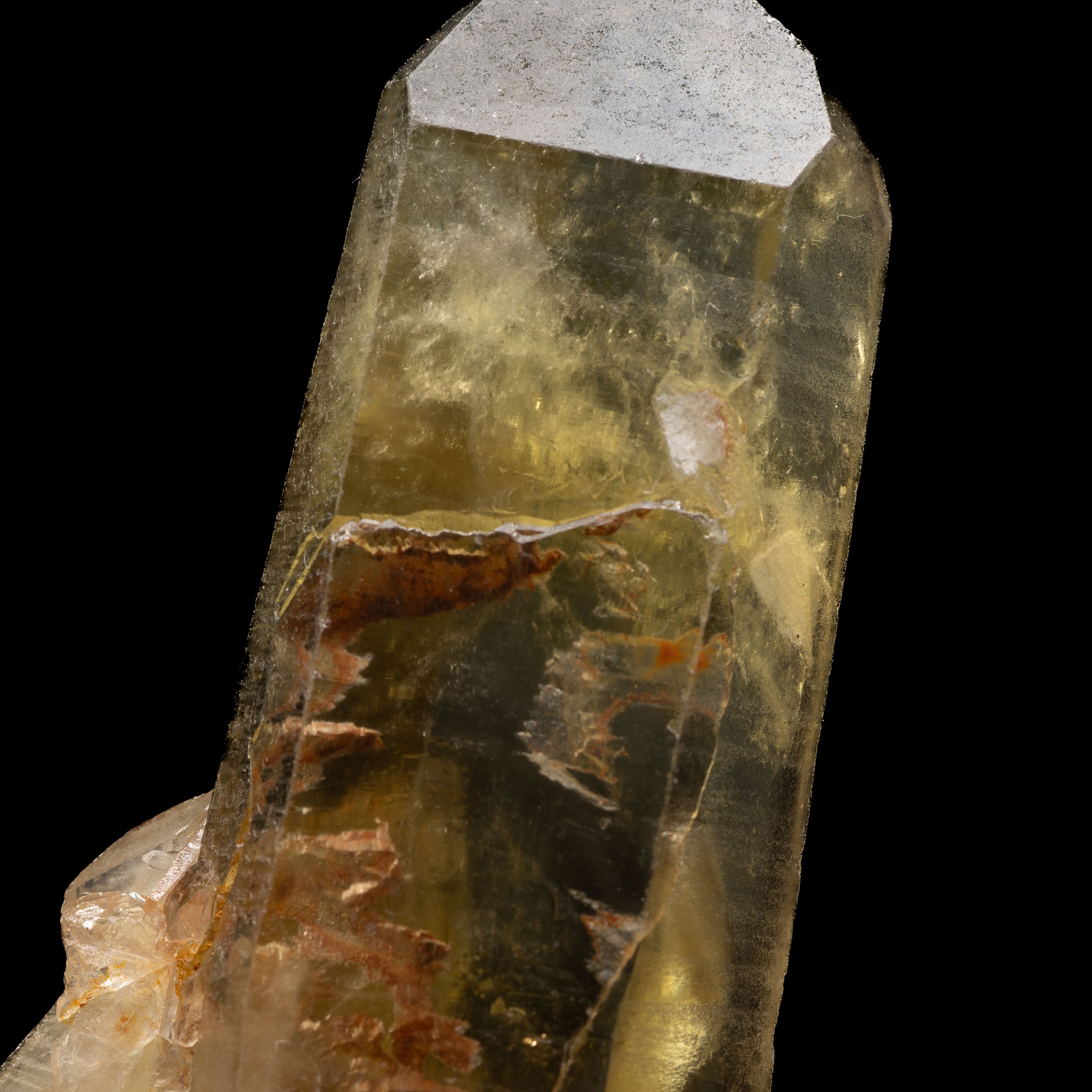 Natural Citrine Crystal Point 110g