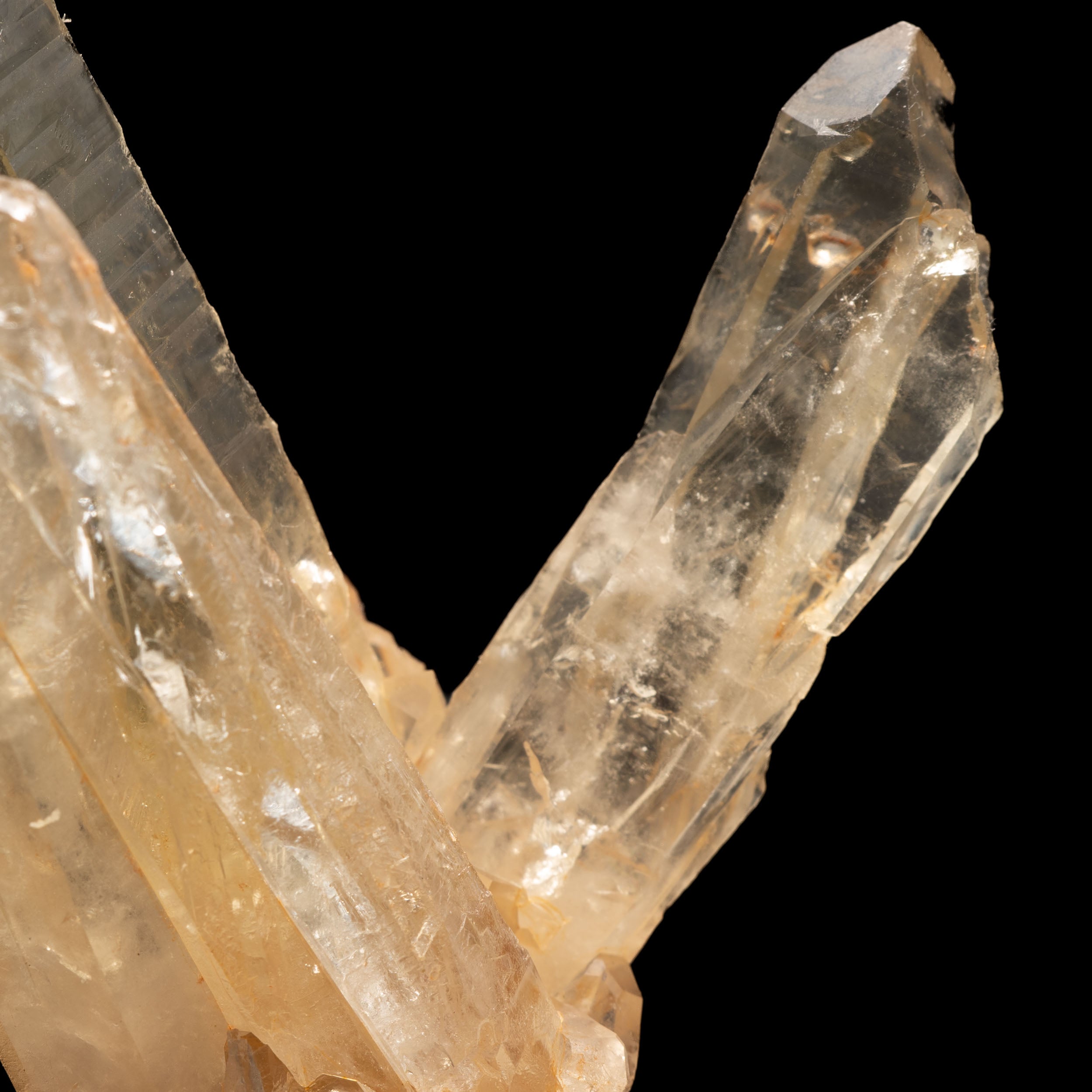 Natural Citrine Crystal Point 60g