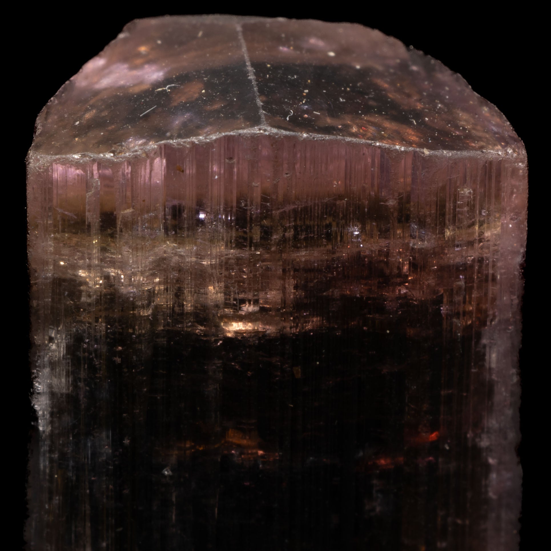 Pink Cap Multicolor Tourmaline 3.22g