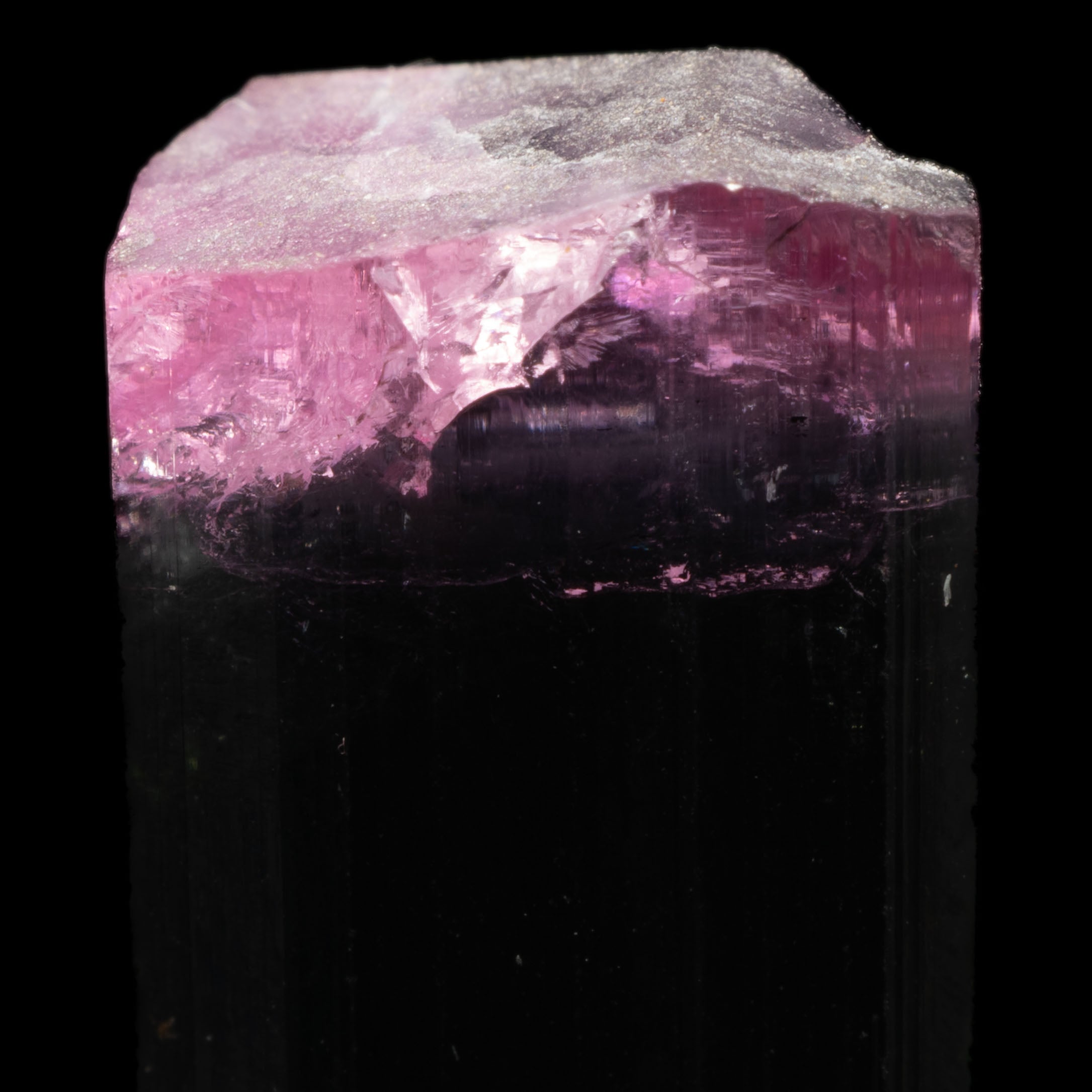 Purple Pink Cap Multicolor Tourmaline 18.5ct