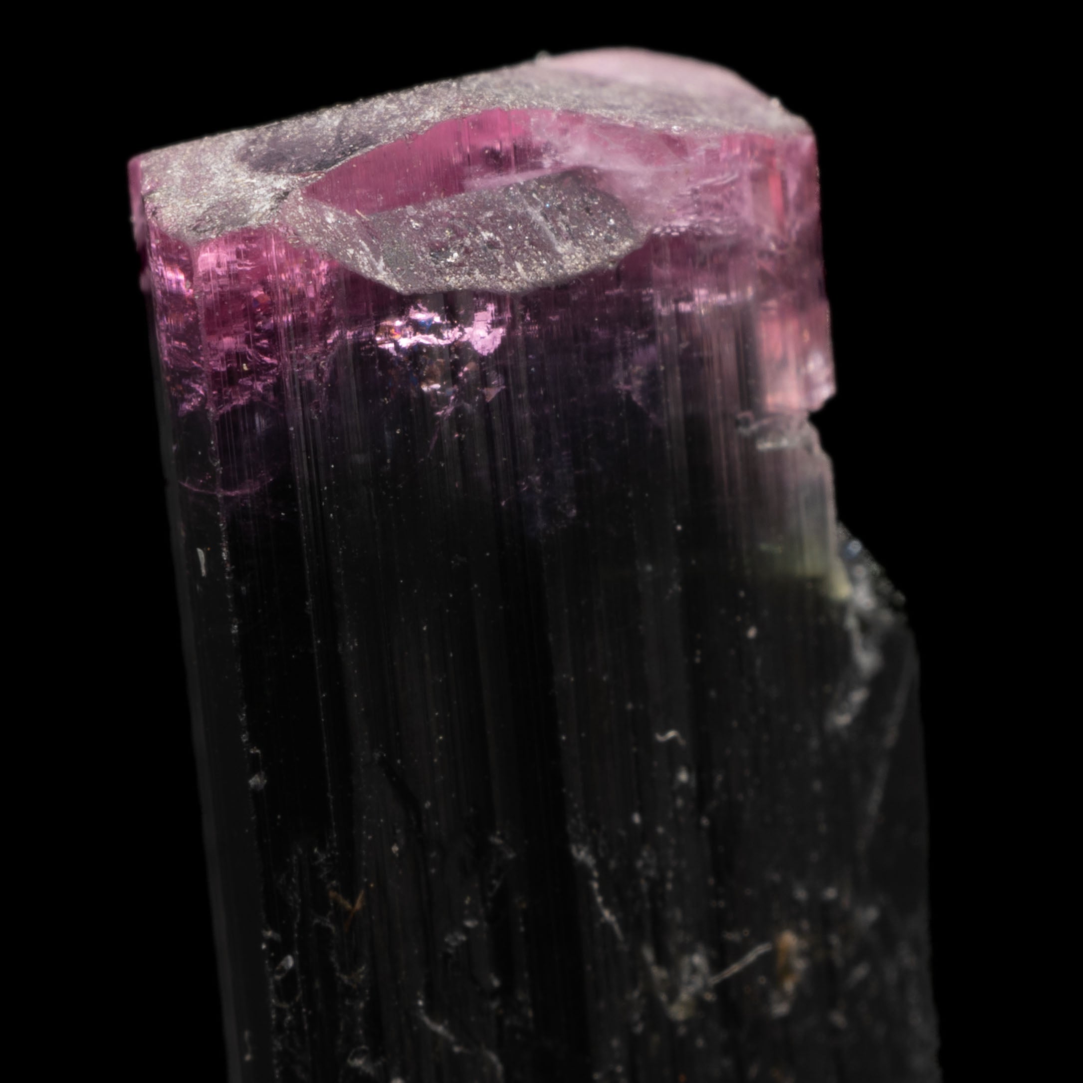 Purple Pink Cap Multicolor Tourmaline 18.5ct