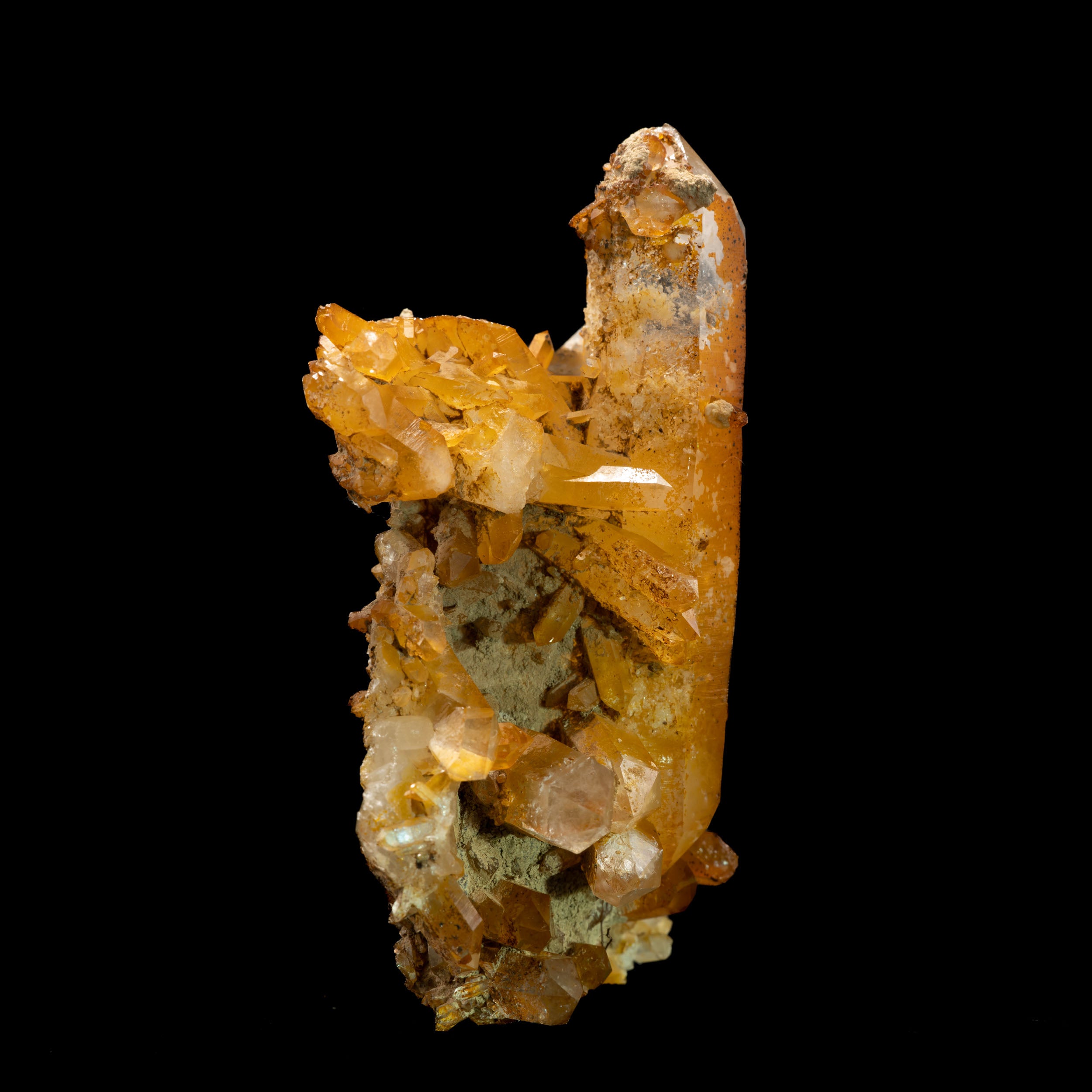 Golden Quartz Cluster 87g