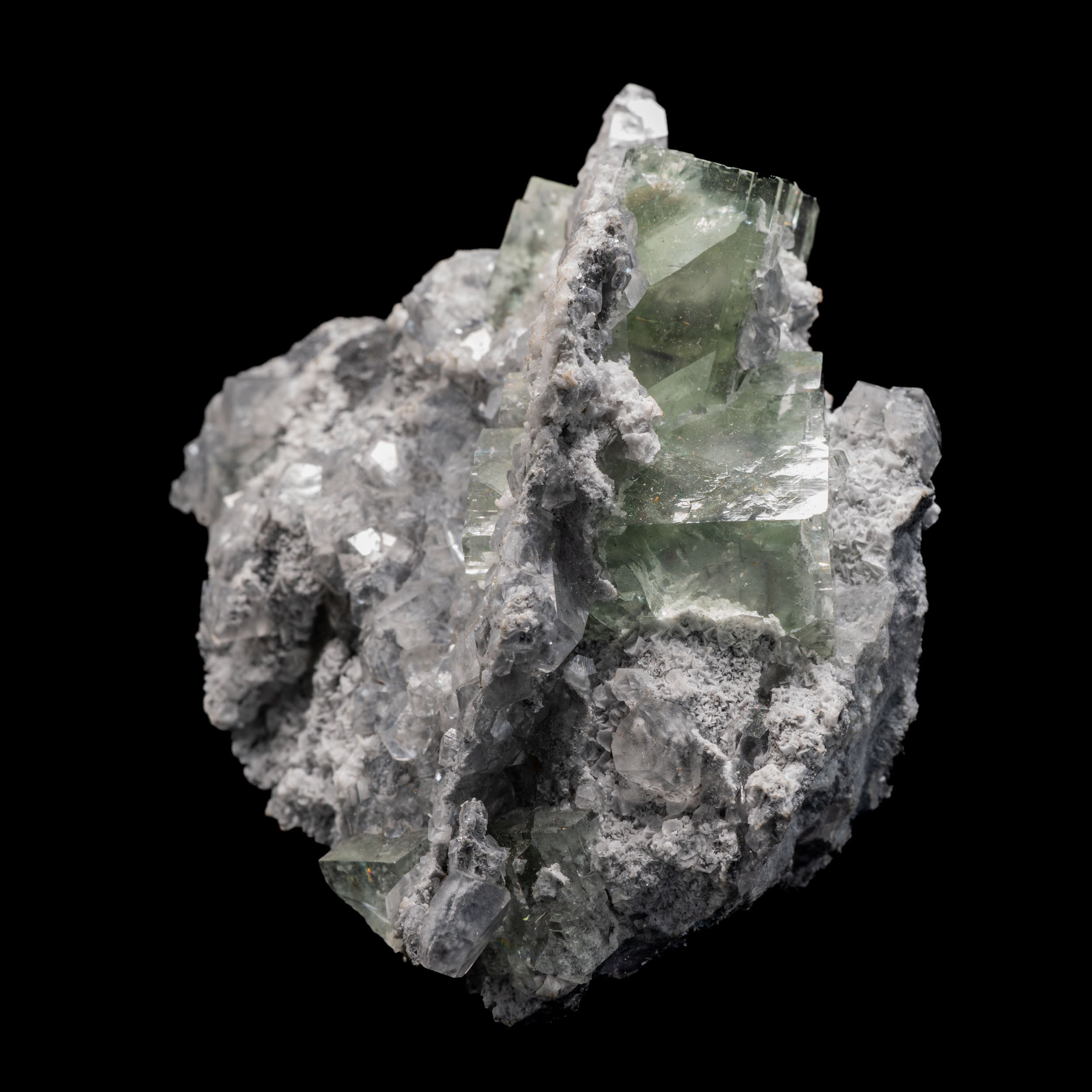 Transparent Green Fluorite 209g